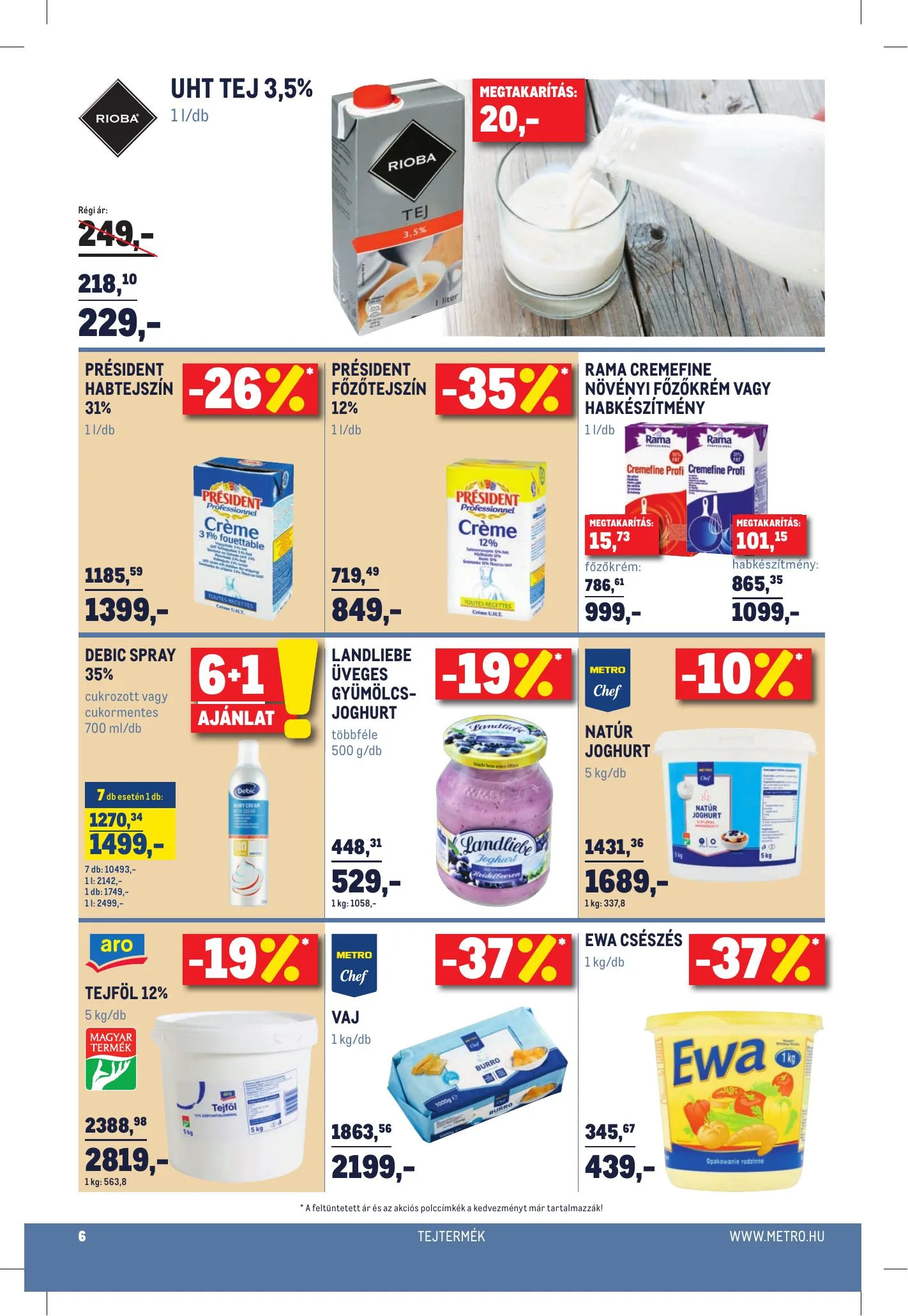 Metro akciós újság Horeca 09.08–10.05 – 6. oldal