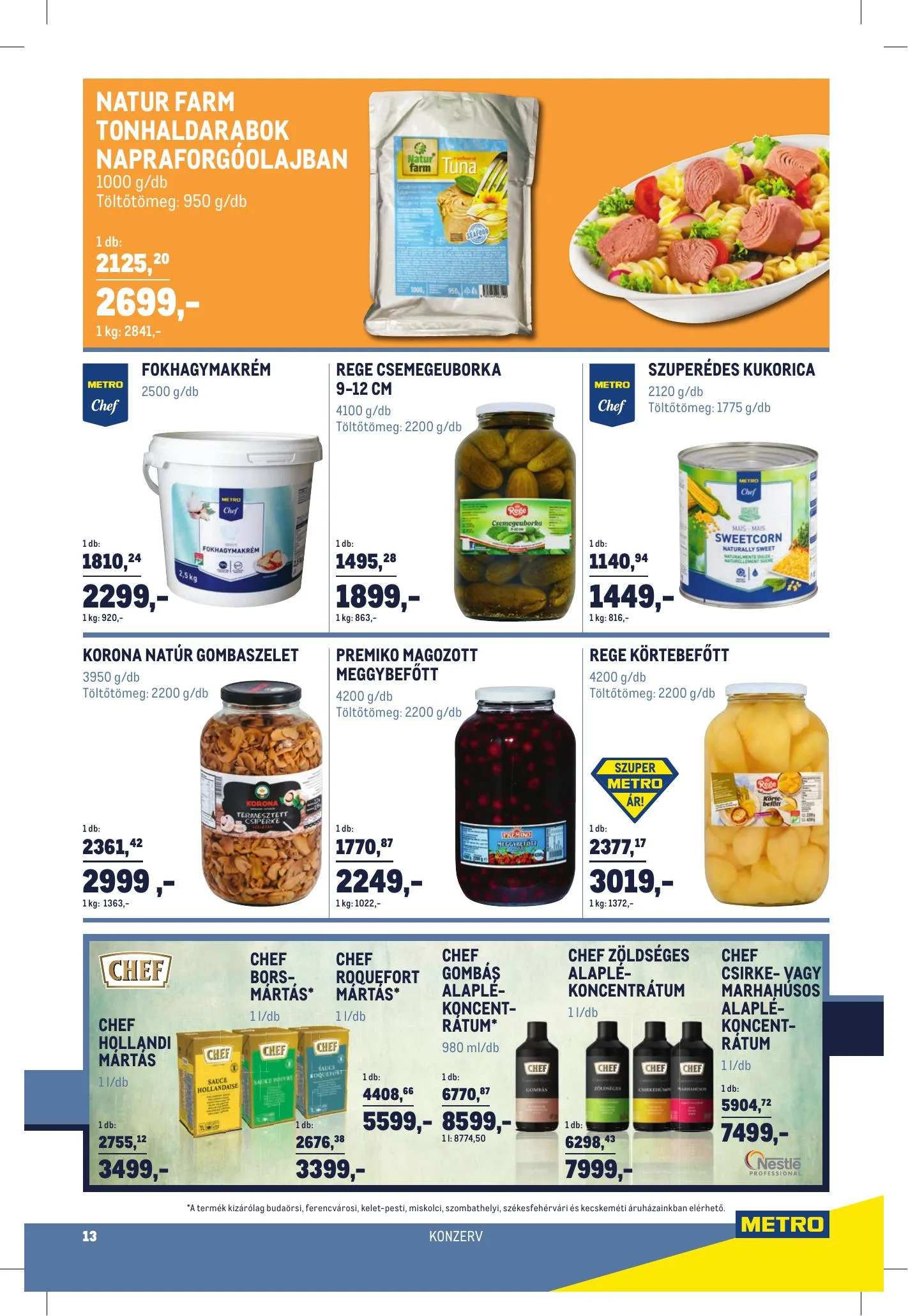 Metro akciós újság Horeca 12.01–12.31 – 13. oldal