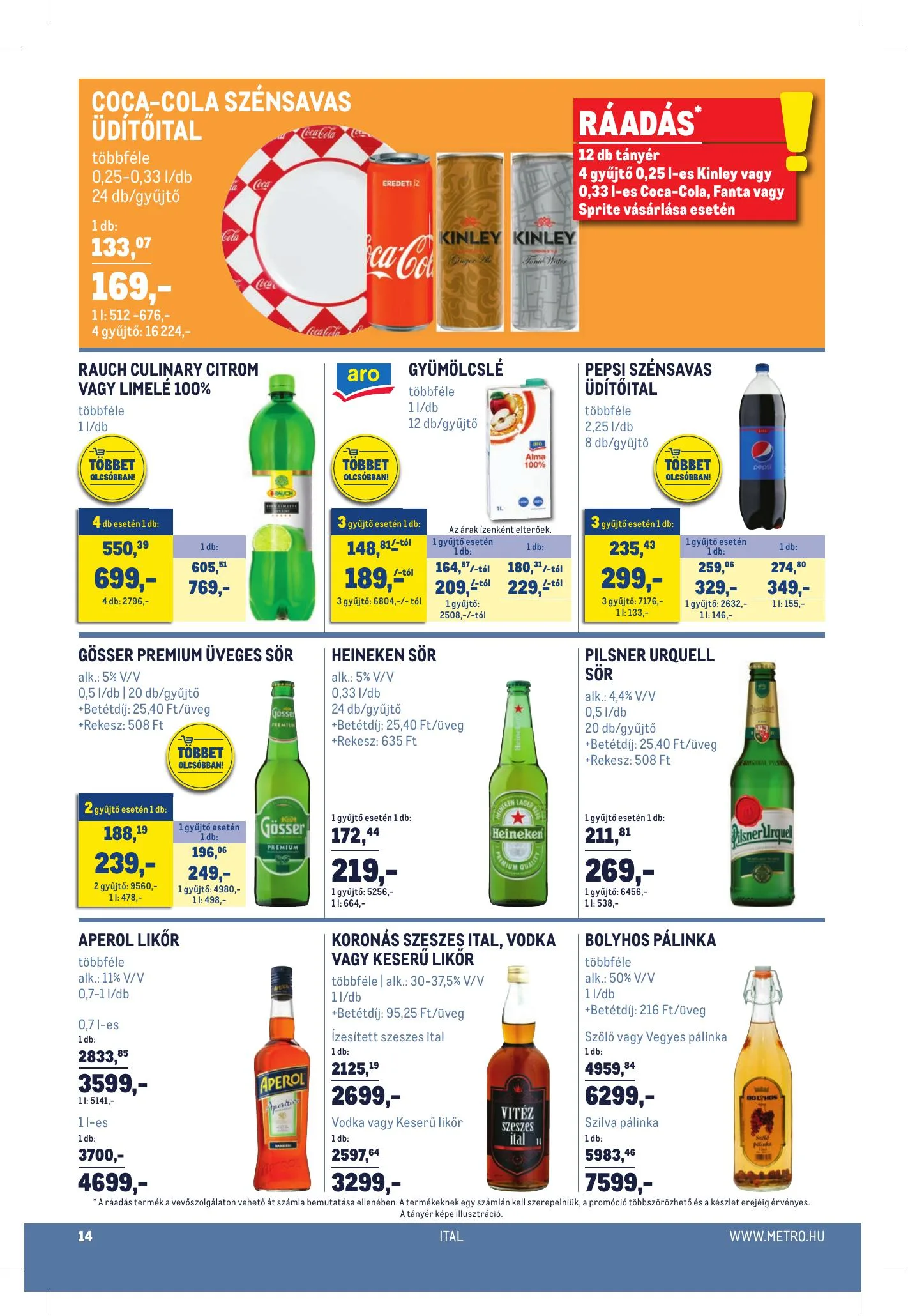Metro akciós újság Horeca 12.01–12.31 – 14. oldal