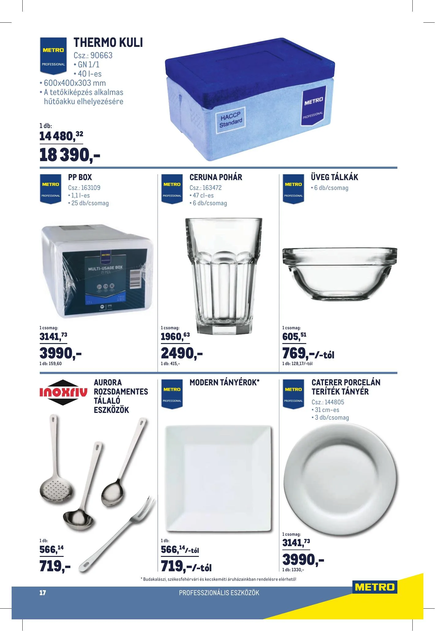 Metro akciós újság Horeca 12.01–12.31 – 17. oldal