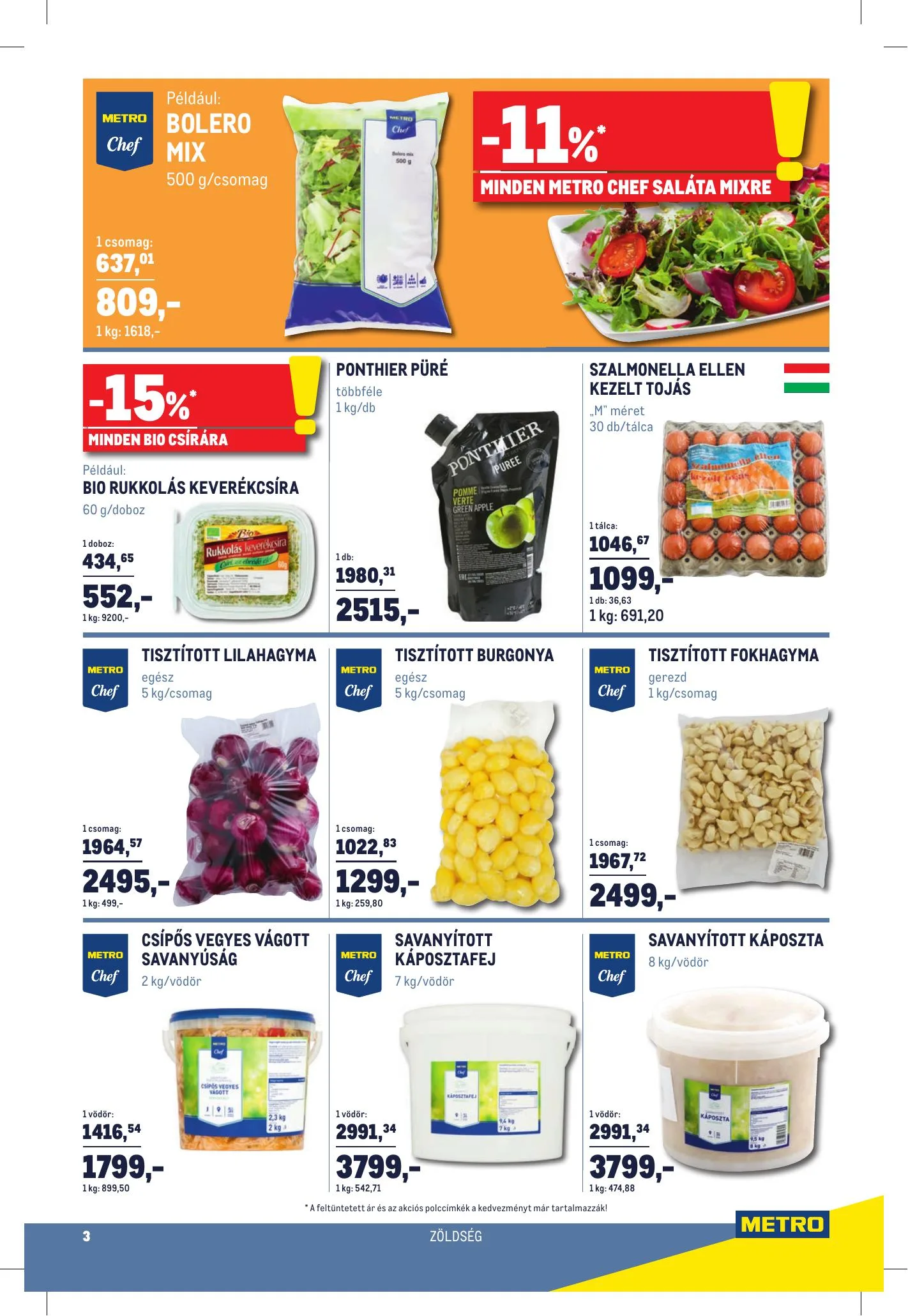 Metro akciós újság Horeca 12.01–12.31 – 3. oldal