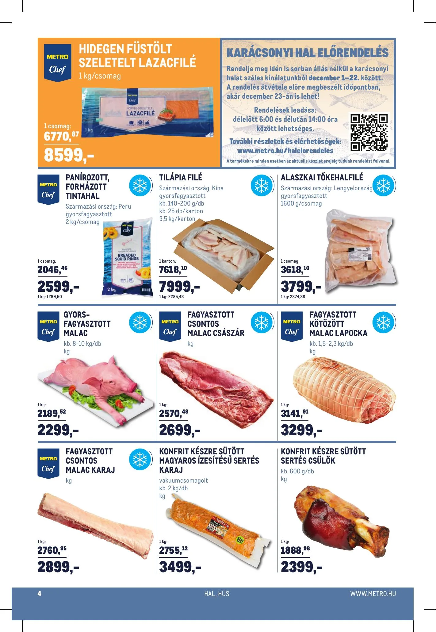 Metro akciós újság Horeca 12.01–12.31 – 4. oldal