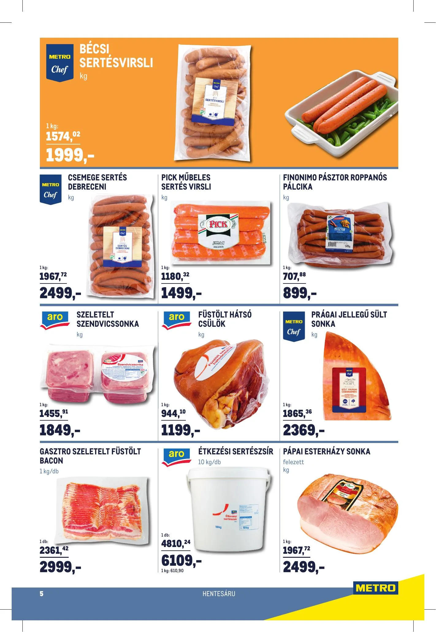 Metro akciós újság Horeca 12.01–12.31 – 5. oldal