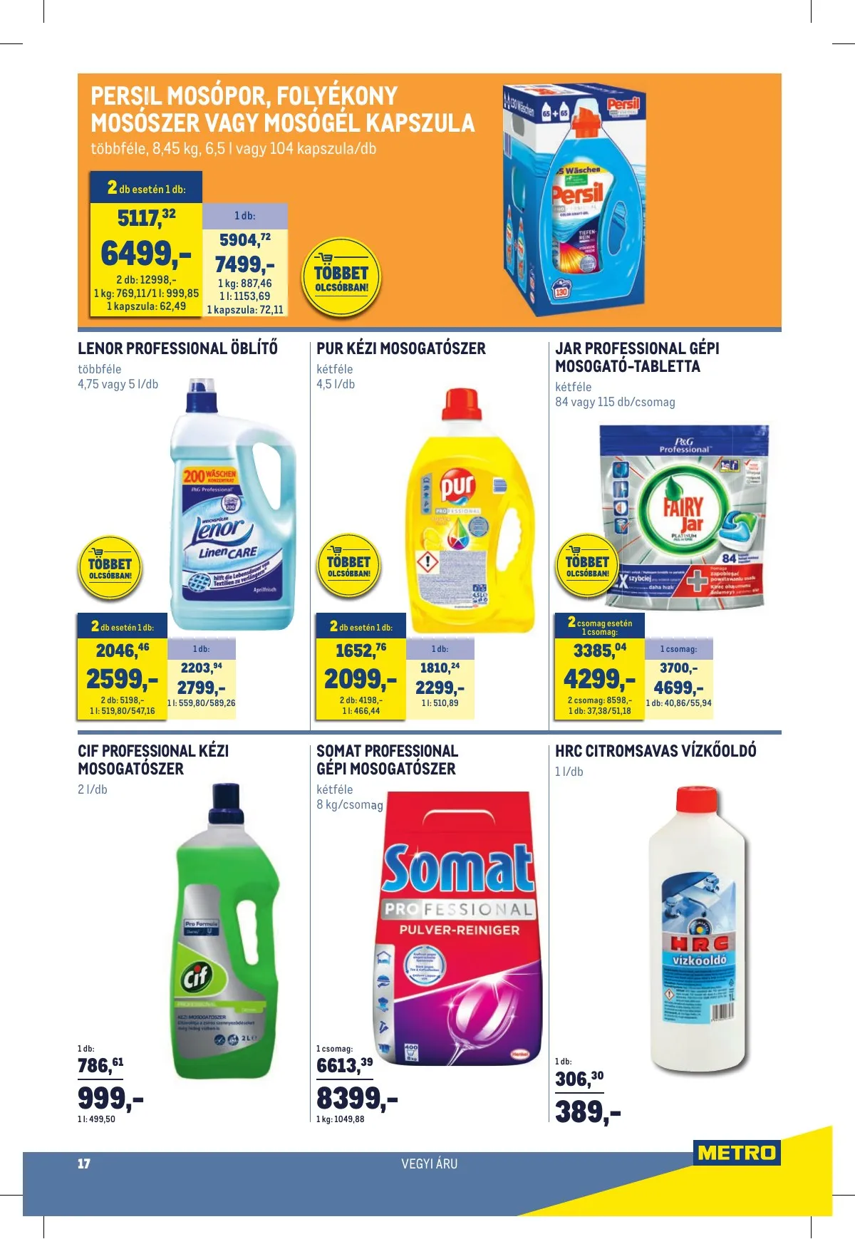 Metro akciós újság Horeca 01.02–01.02 – 17. oldal