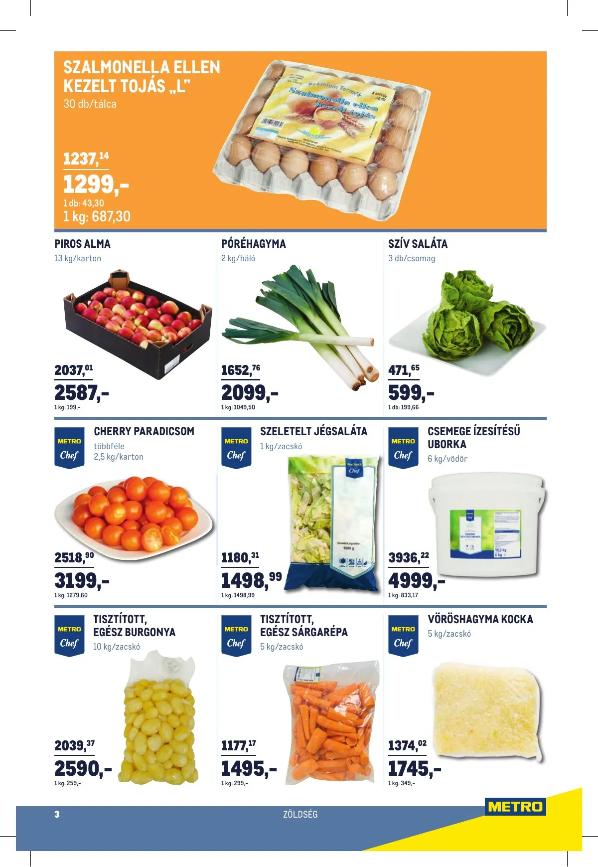 Metro akciós újság Horeca 01.02–01.02 – 3. oldal