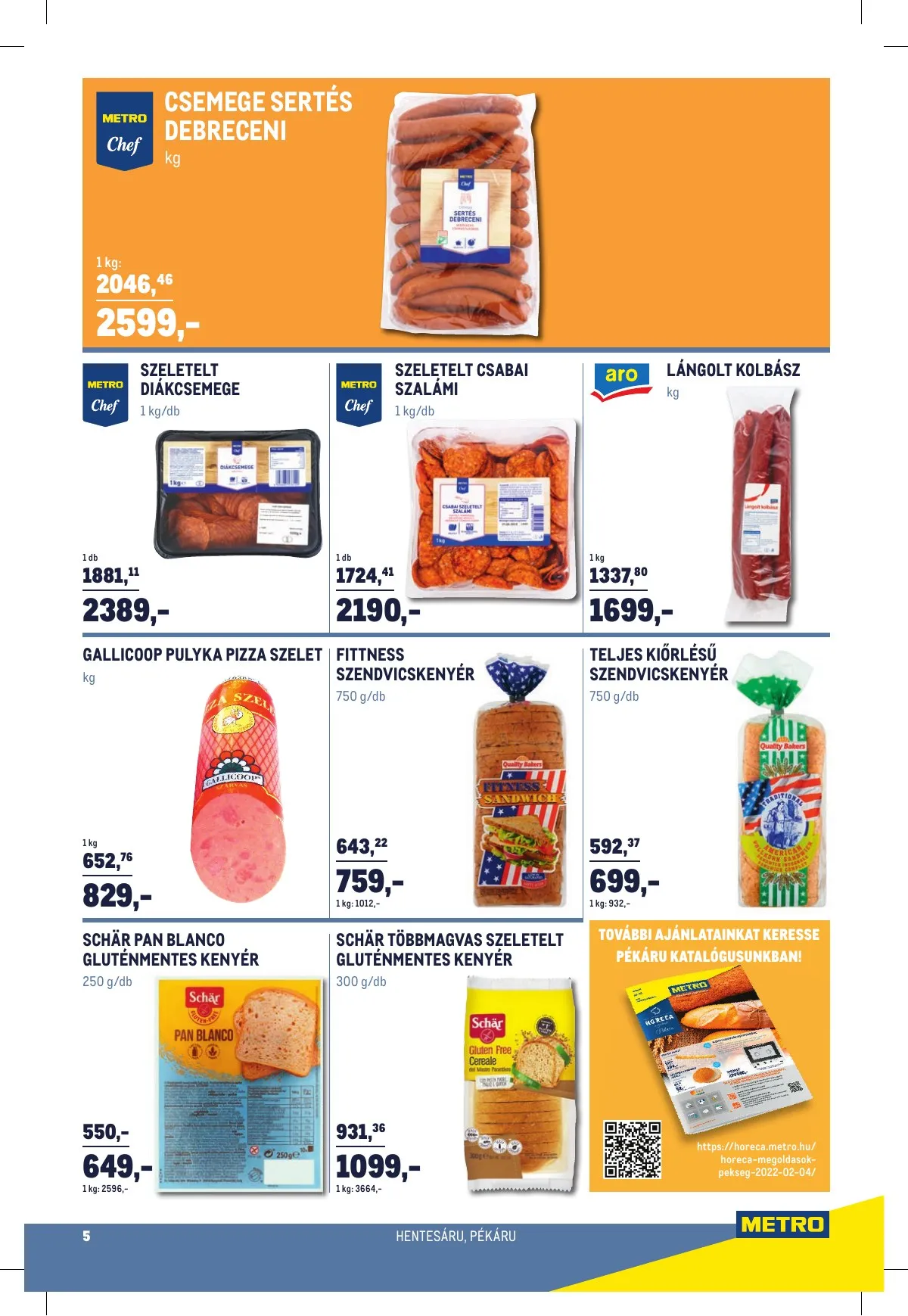 Metro akciós újság Horeca 01.02–01.02 – 5. oldal