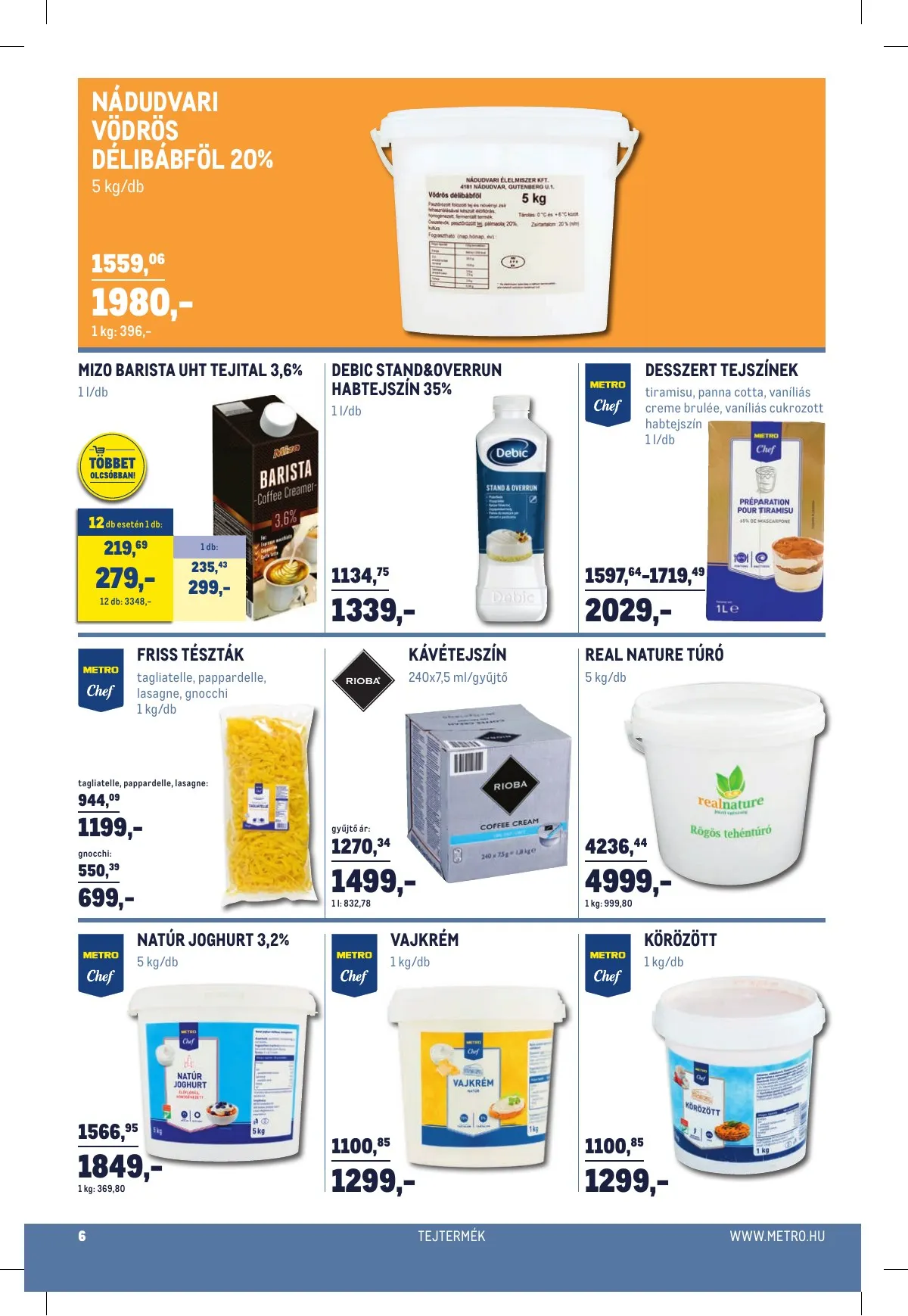Metro akciós újság Horeca 01.02–01.02 – 6. oldal