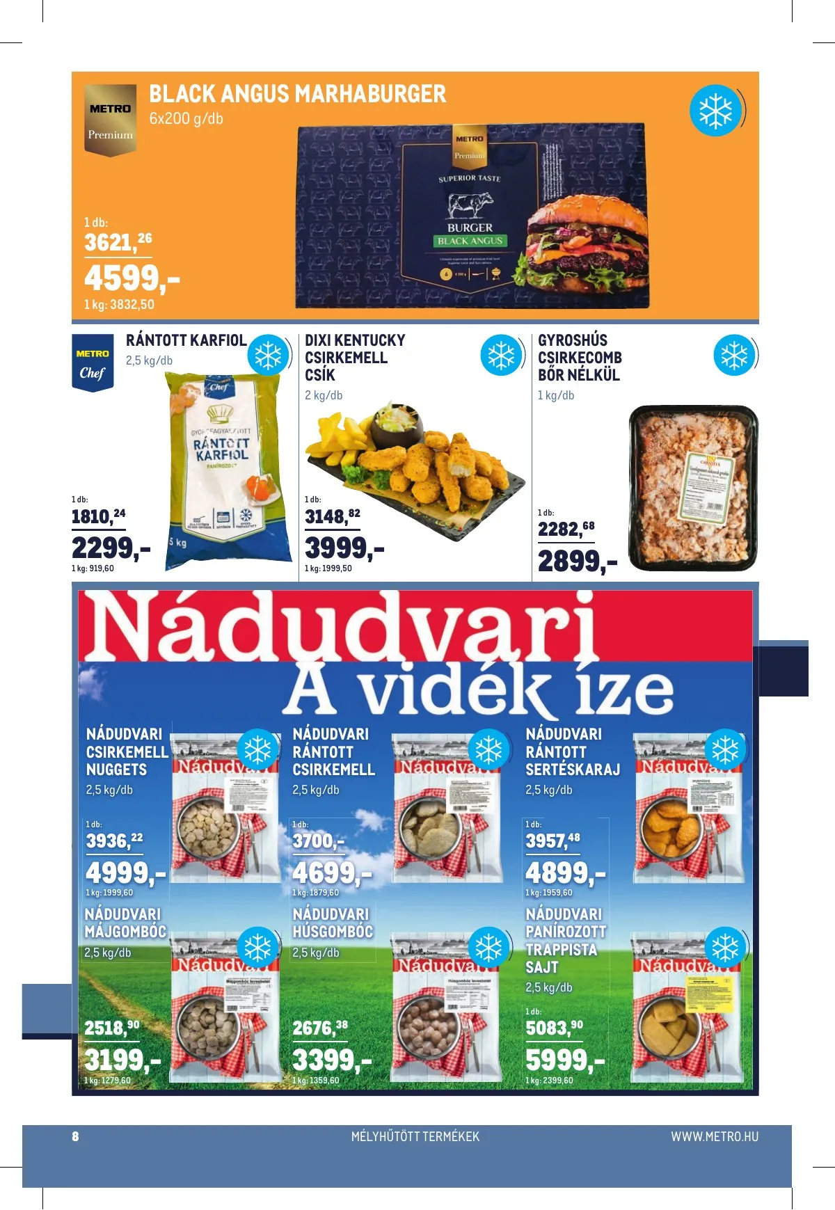 Metro akciós újság Horeca 01.02–01.02 – 8. oldal