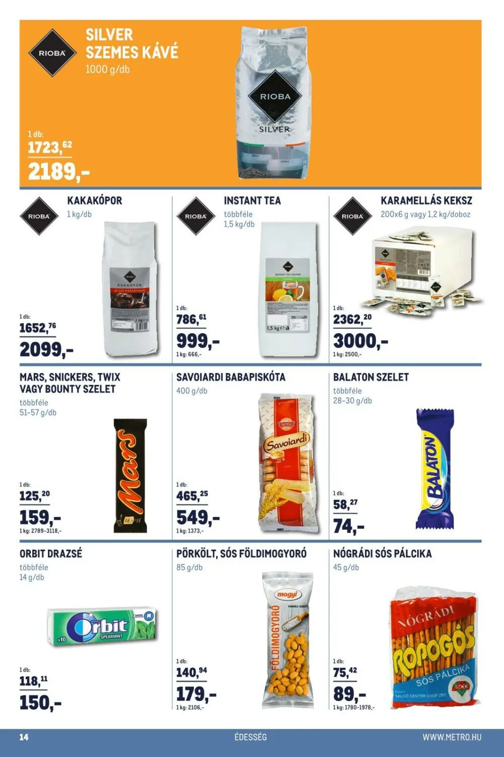 Metro akciós újság Horeca 01.02–02.01 – 14. oldal