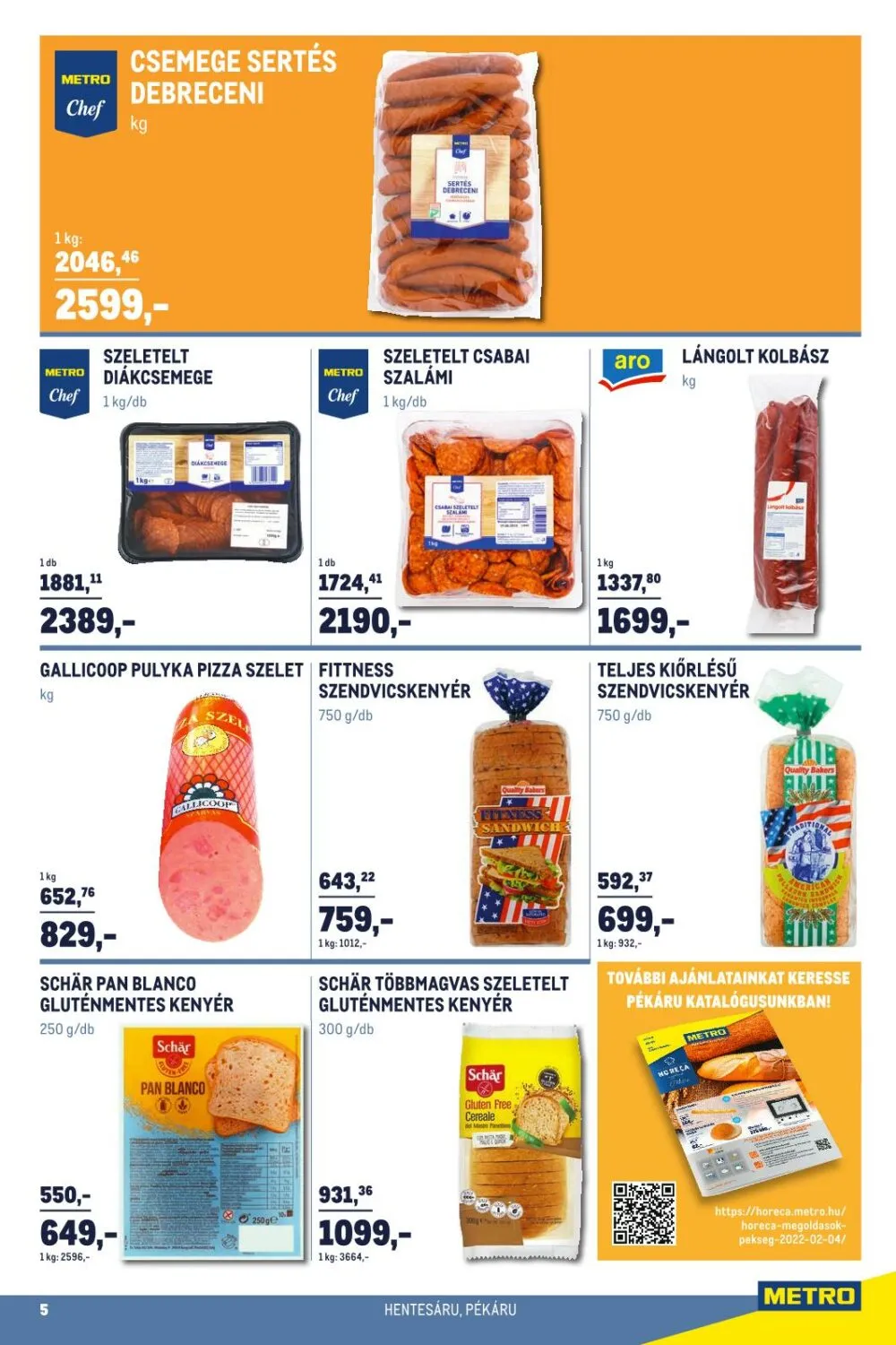 Metro akciós újság Horeca 01.02–02.01 – 5. oldal