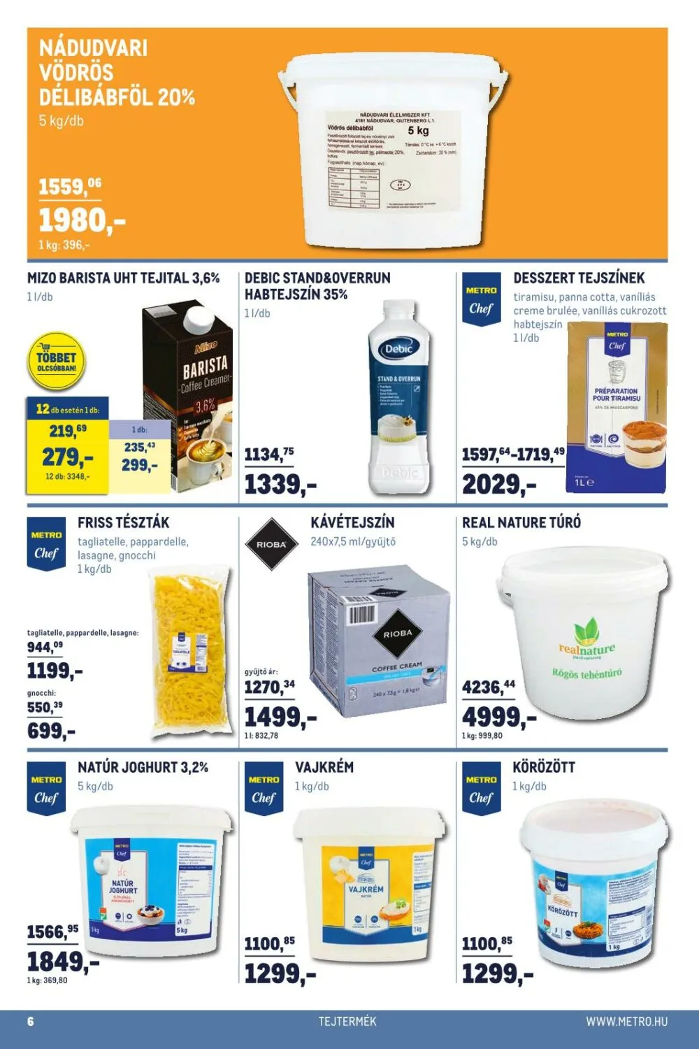 Metro akciós újság Horeca 01.02–02.01 – 6. oldal