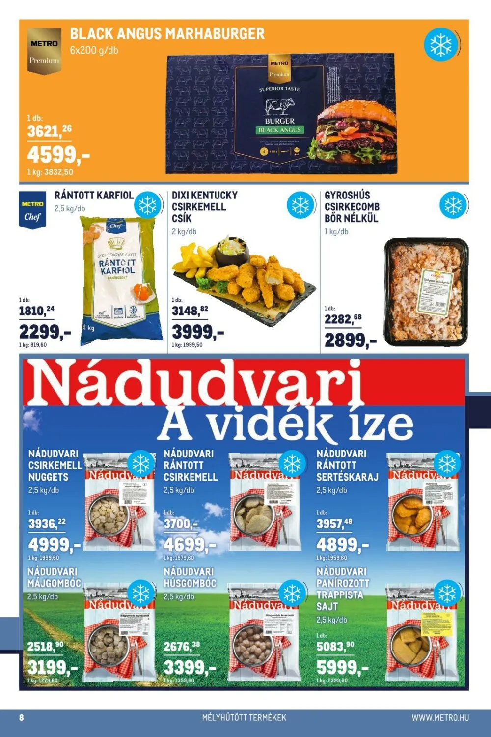 Metro akciós újság Horeca 01.02–02.01 – 8. oldal
