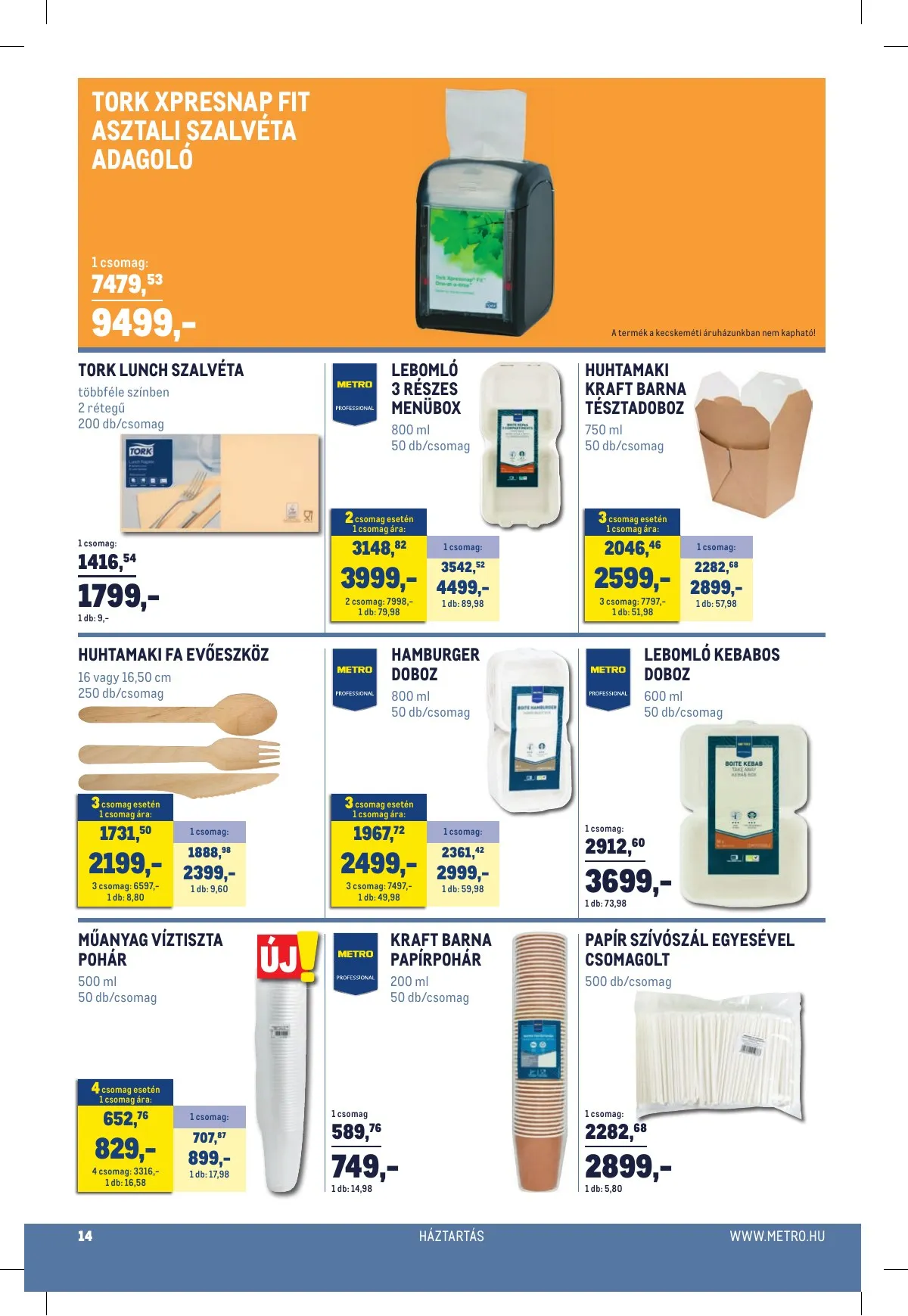 Metro akciós újság Horeca 02.02–03.01 – 14. oldal