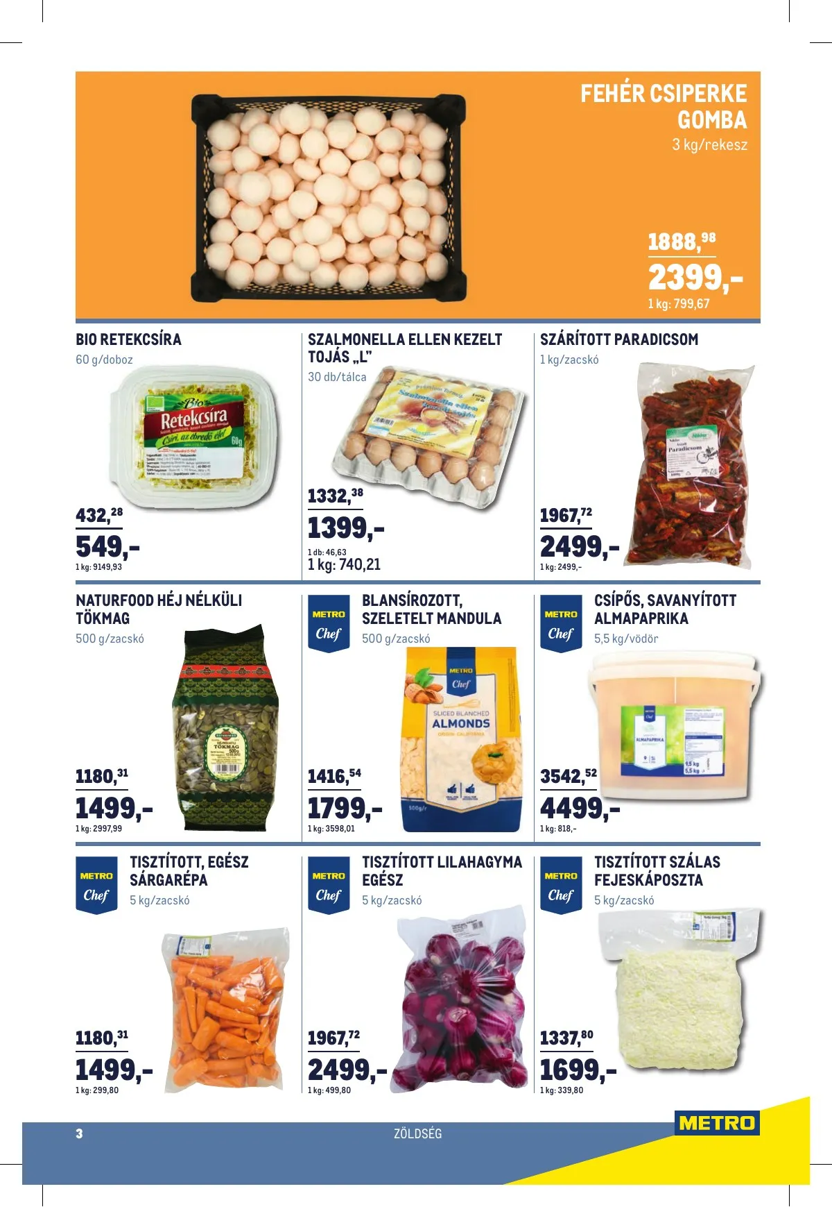 Metro akciós újság Horeca 02.02–03.01 – 3. oldal