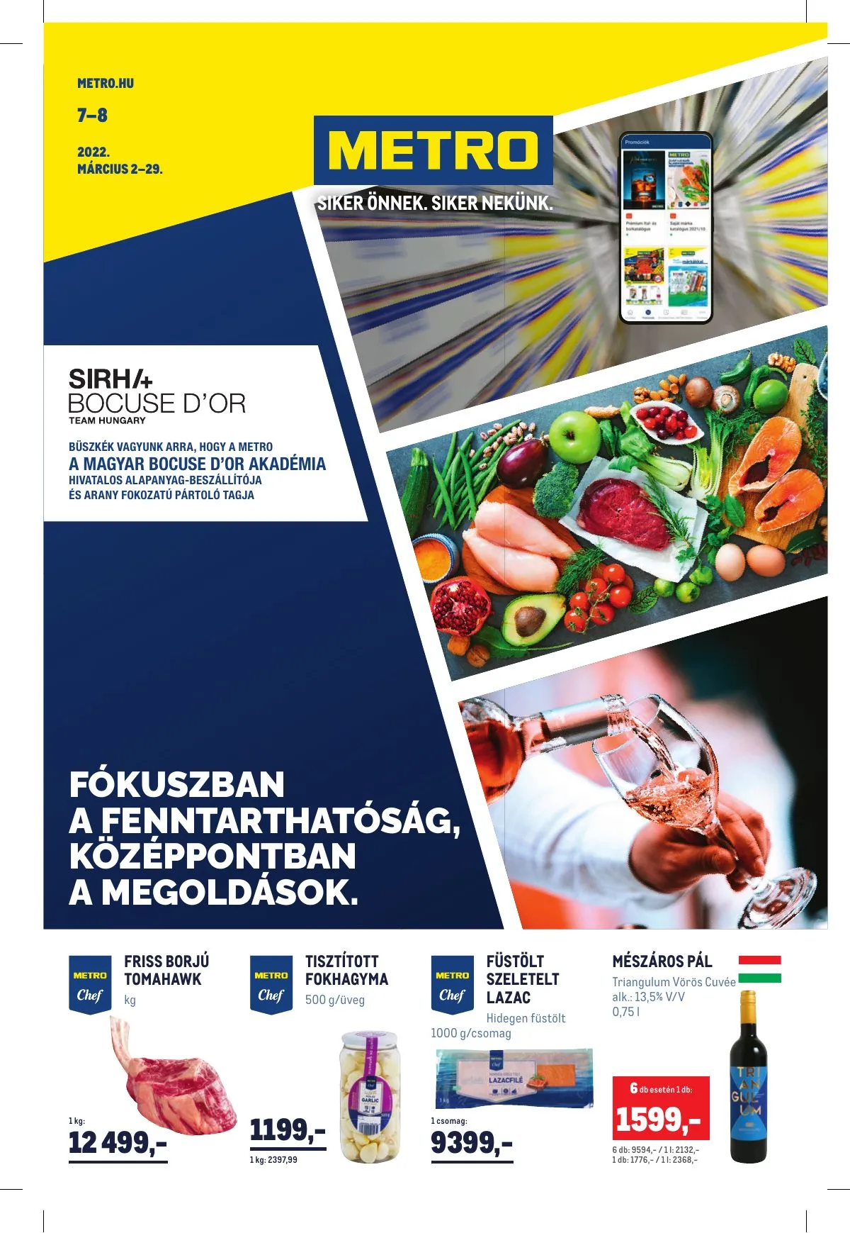 Metro akciós újság Horeca 03.02–03.29