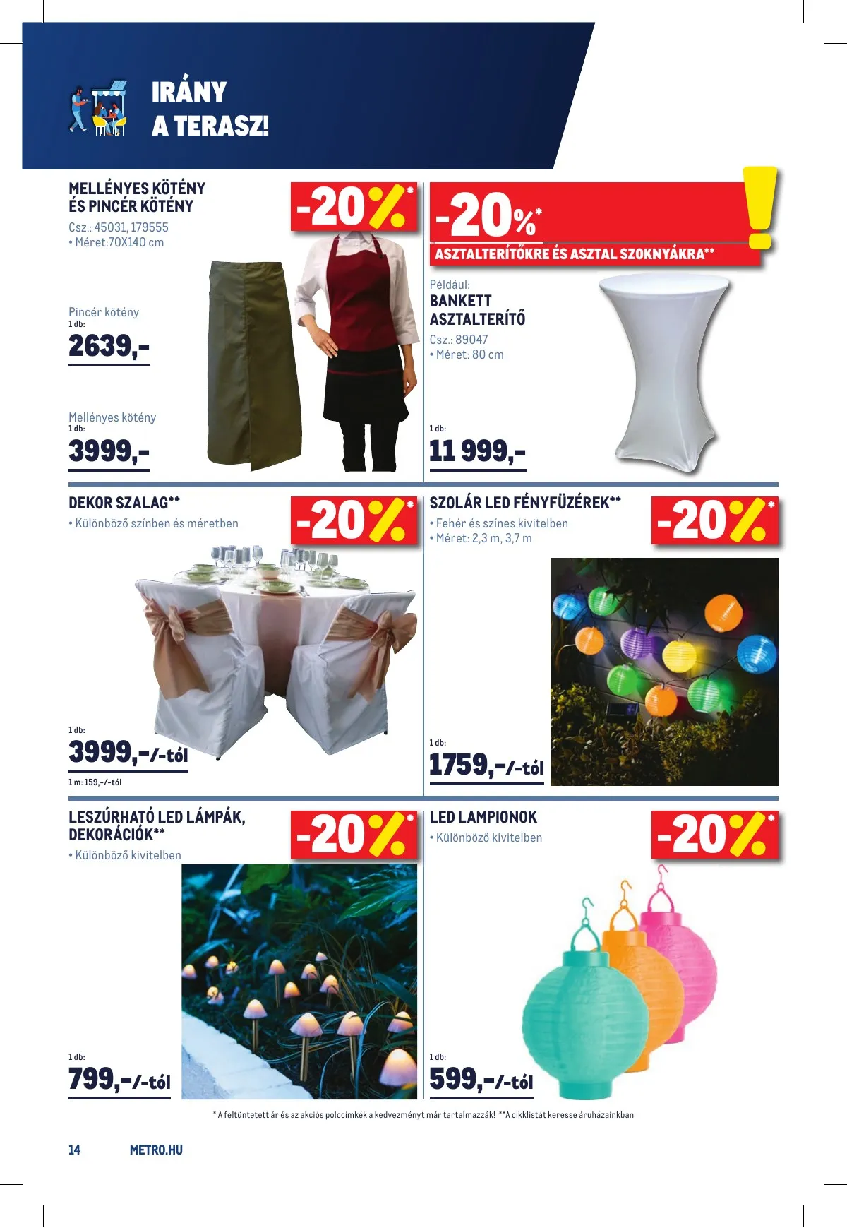 Metro akciós újság Horeca 03.02–03.29 – 14. oldal
