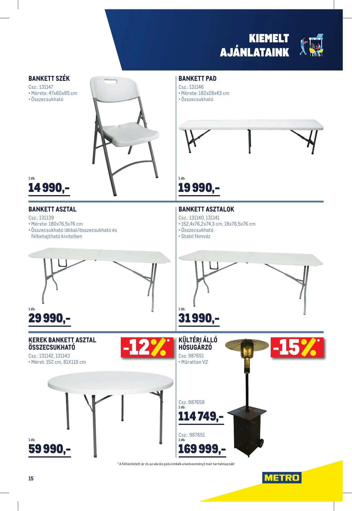 Metro akciós újság Horeca 03.02–03.29 – 15. oldal
