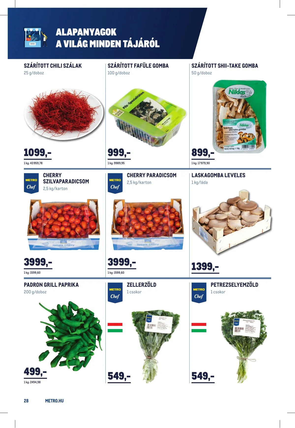 Metro akciós újság Horeca 03.02–03.29 – 28. oldal