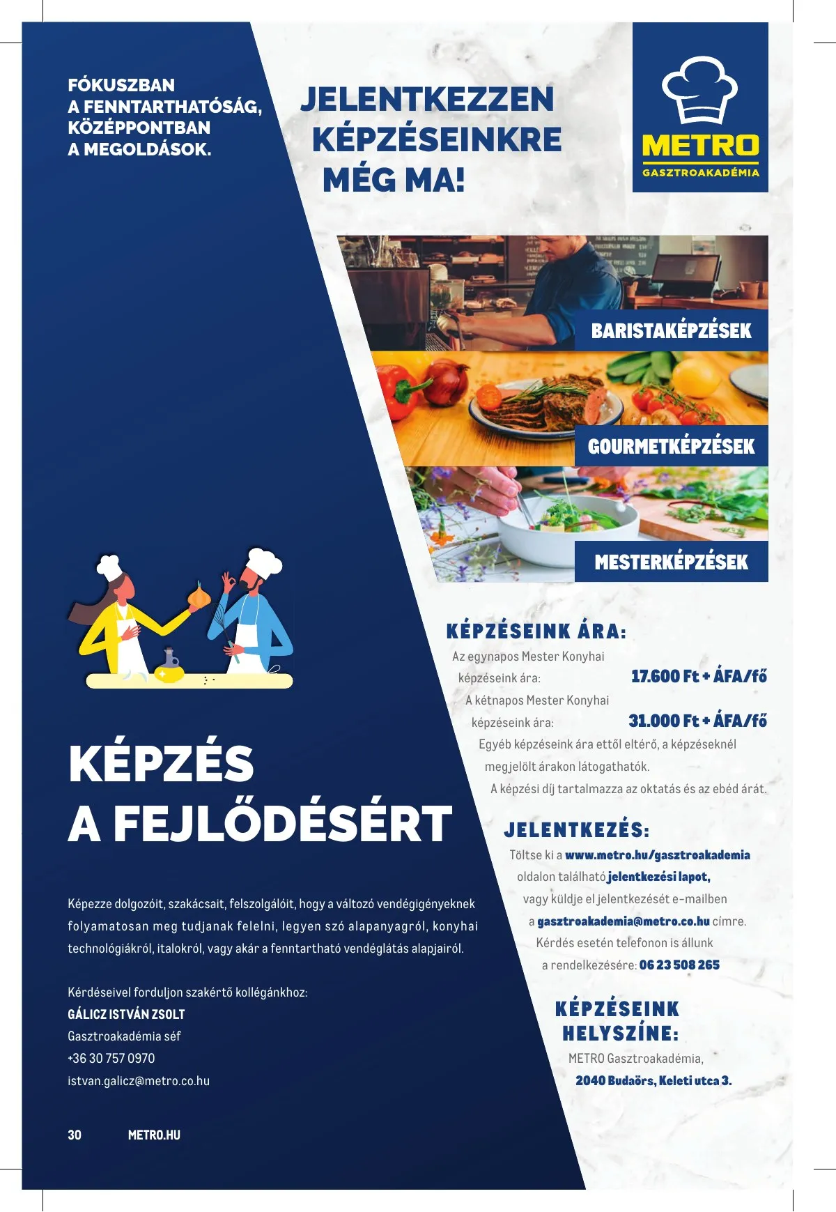 Metro akciós újság Horeca 03.02–03.29 – 30. oldal