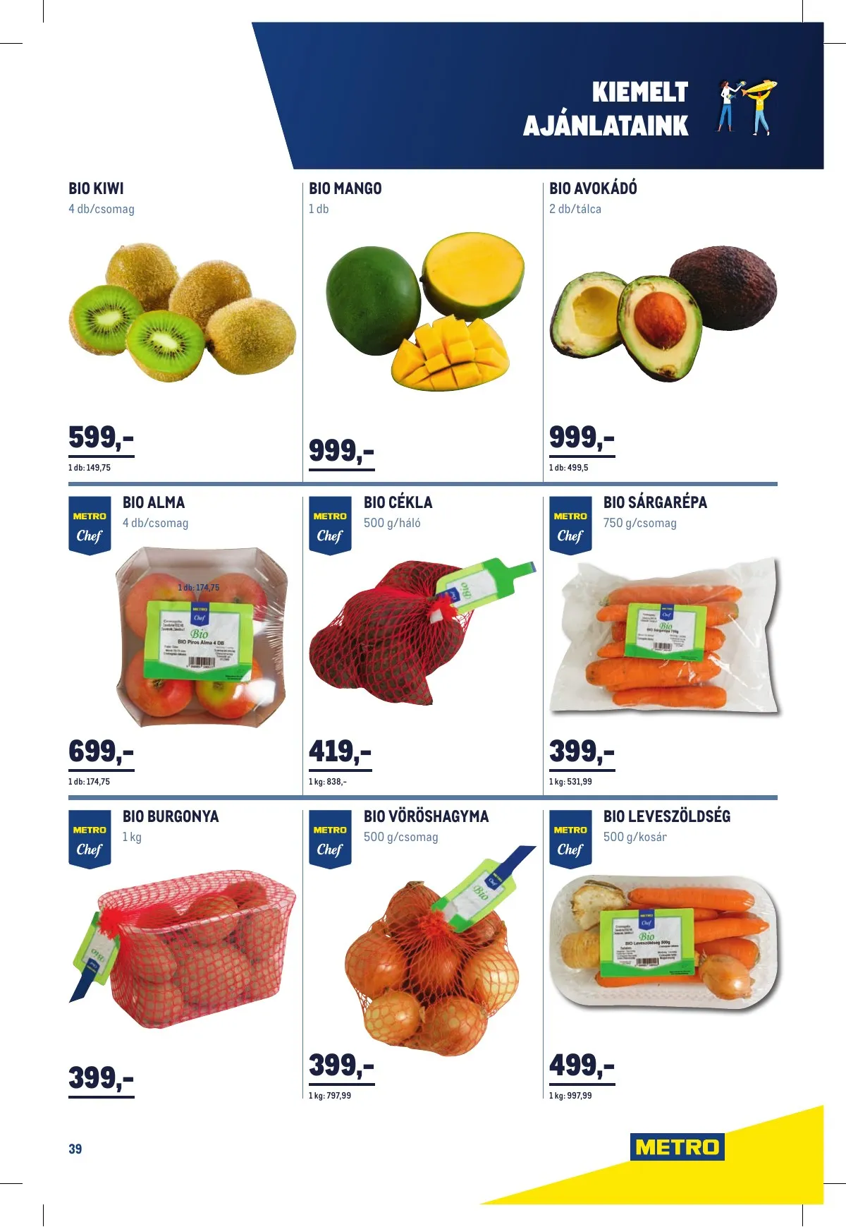 Metro akciós újság Horeca 03.02–03.29 – 39. oldal