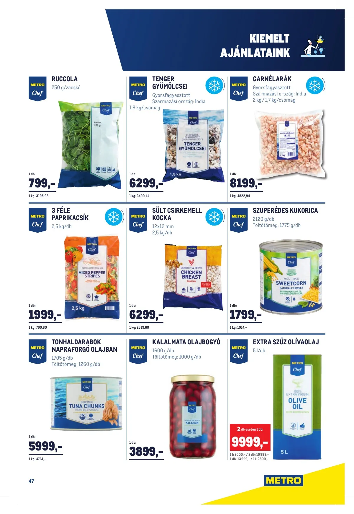 Metro akciós újság Horeca 03.02–03.29 – 47. oldal