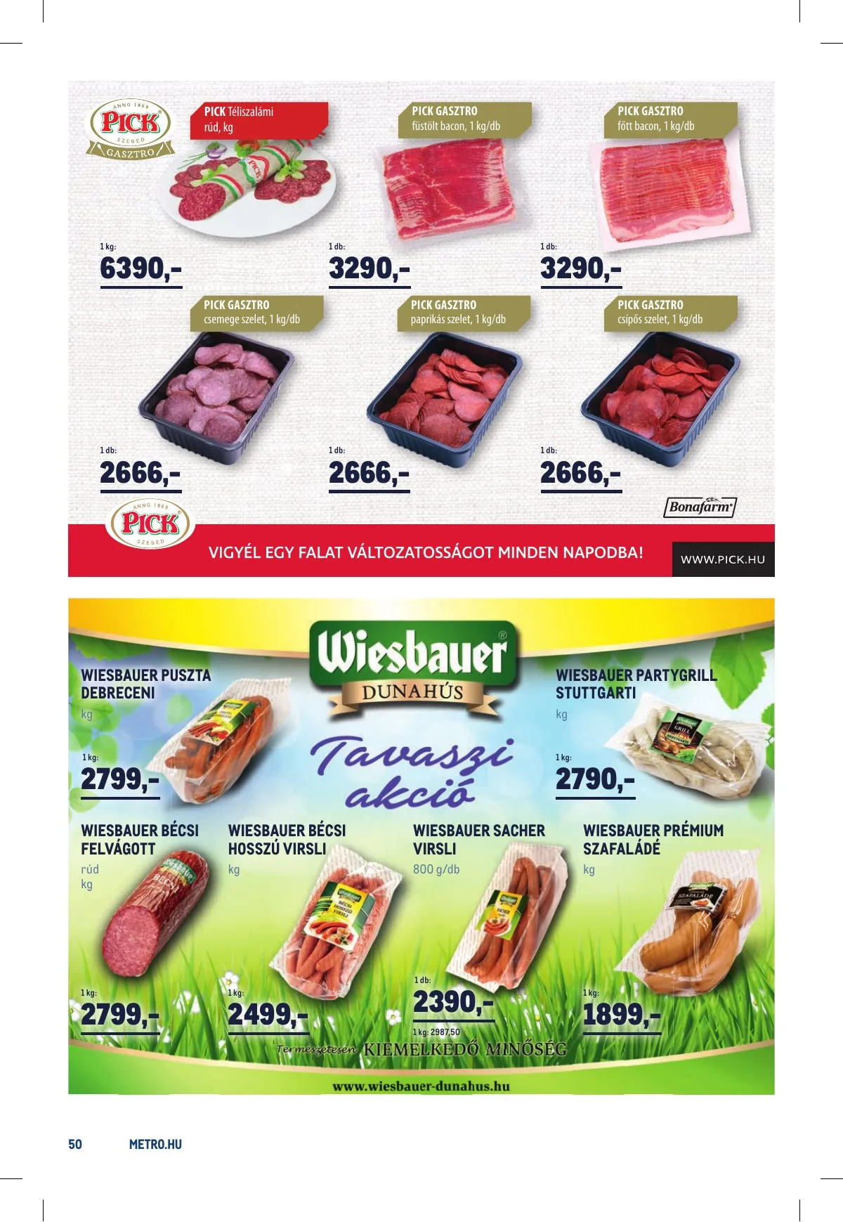 Metro akciós újság Horeca 03.02–03.29 – 50. oldal