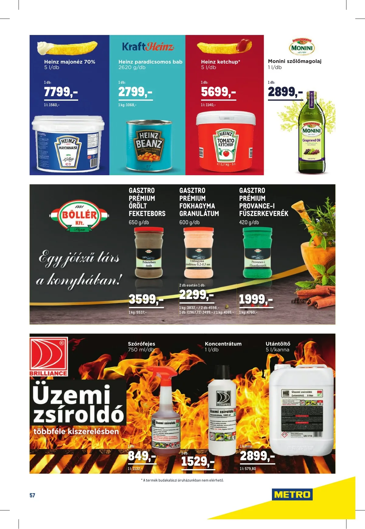 Metro akciós újság Horeca 03.02–03.29 – 57. oldal