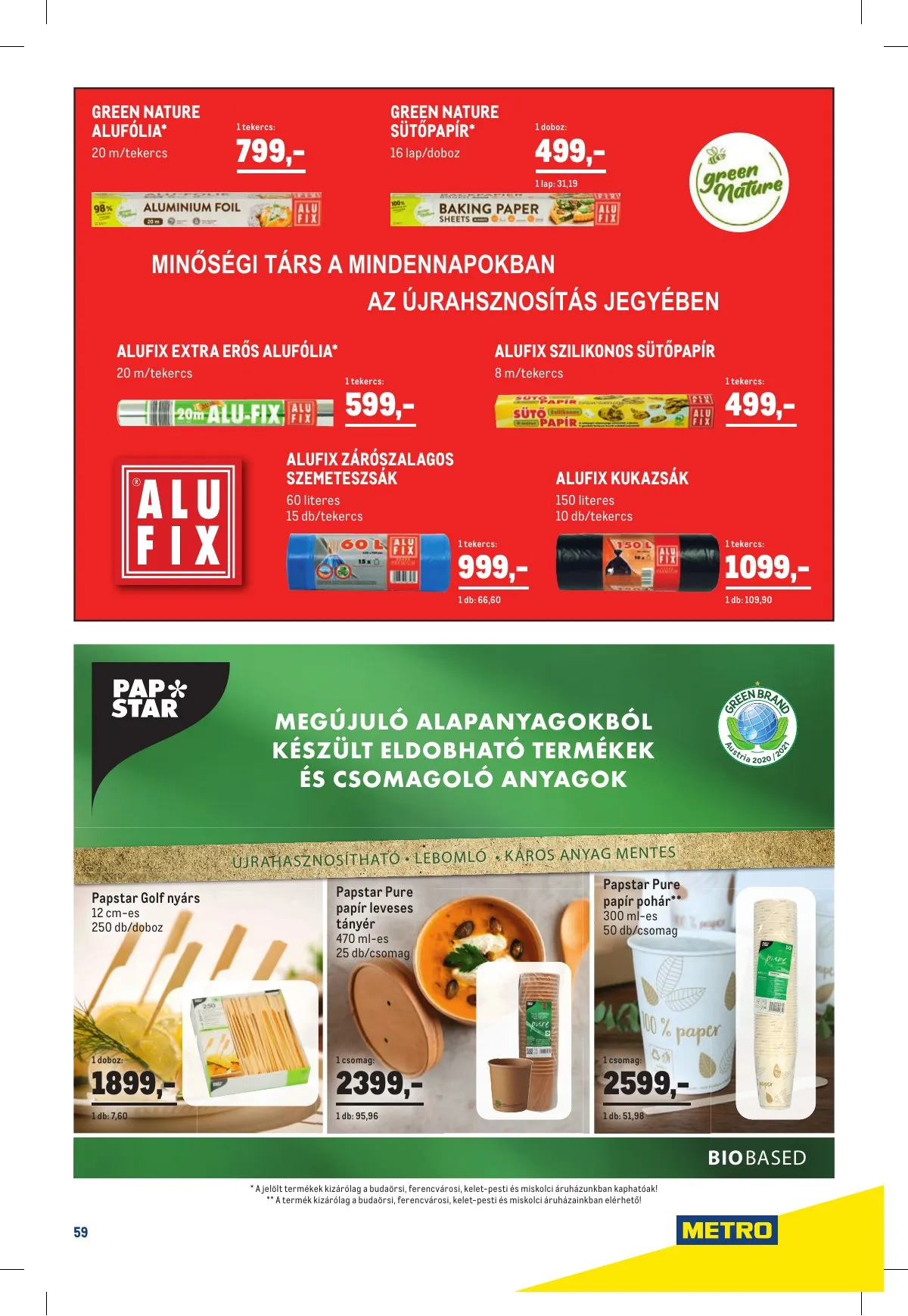 Metro akciós újság Horeca 03.02–03.29 – 59. oldal