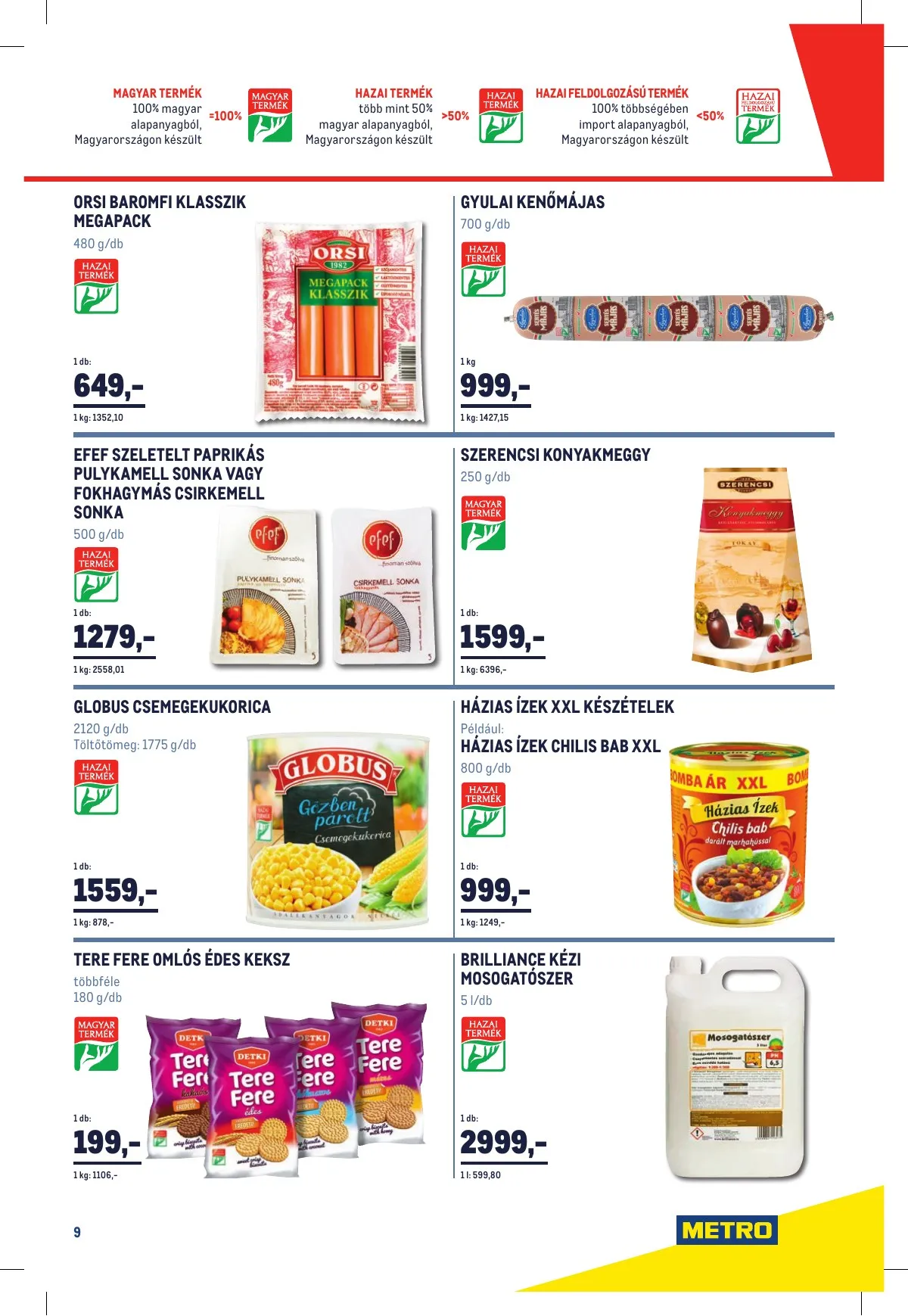 Metro akciós újság Horeca 03.02–03.29 – 9. oldal