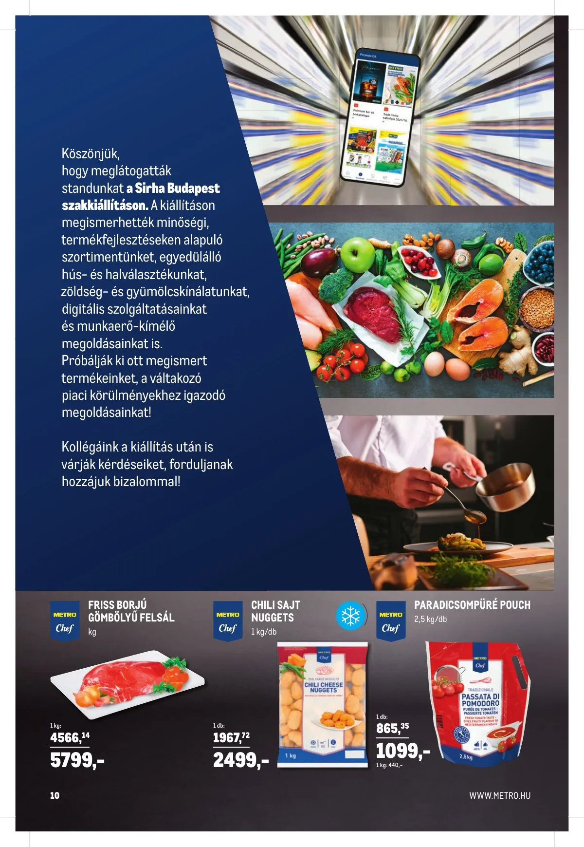 Metro akciós újság Horeca 03.30–04.19 – 10. oldal