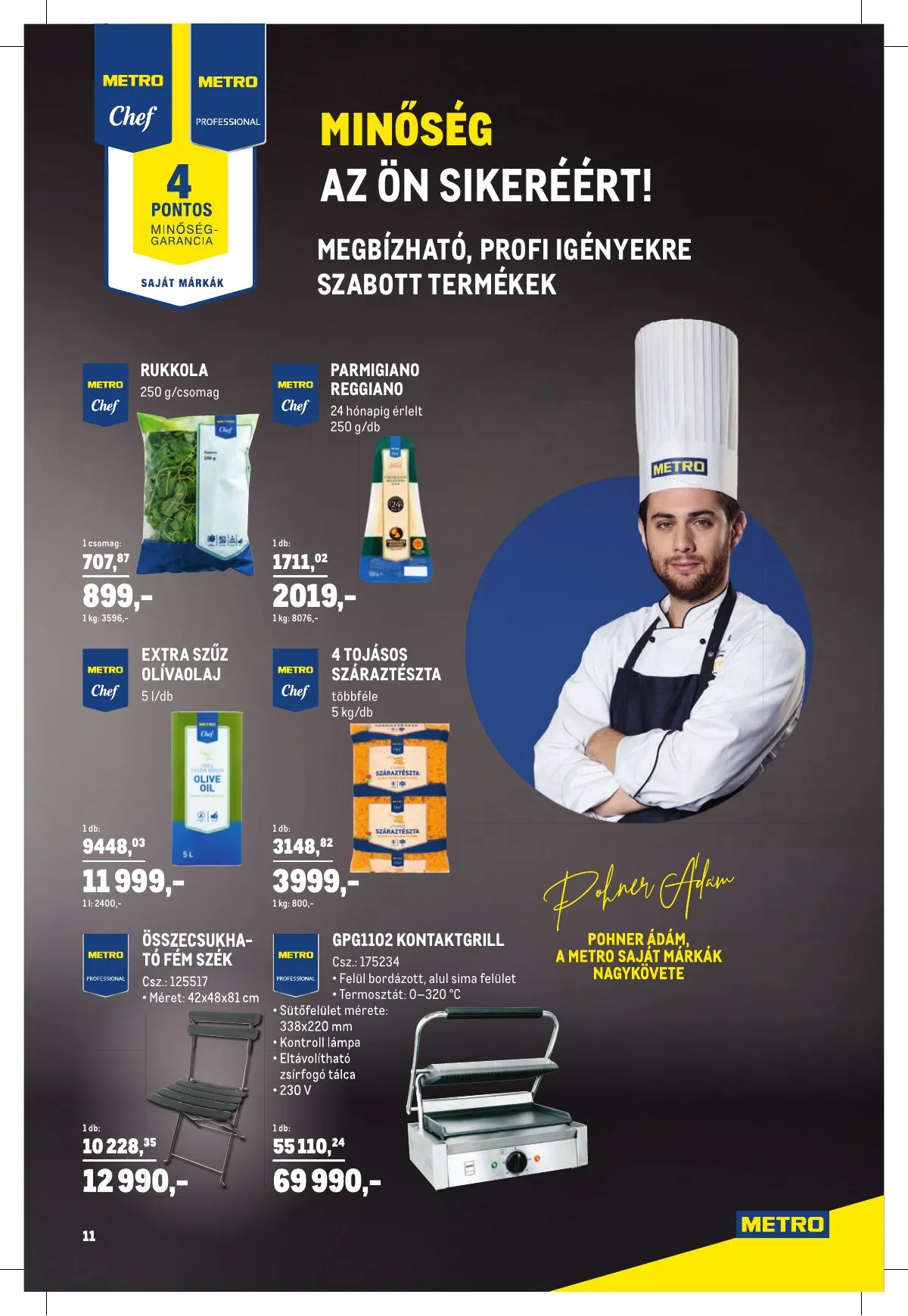 Metro akciós újság Horeca 03.30–04.19 – 11. oldal