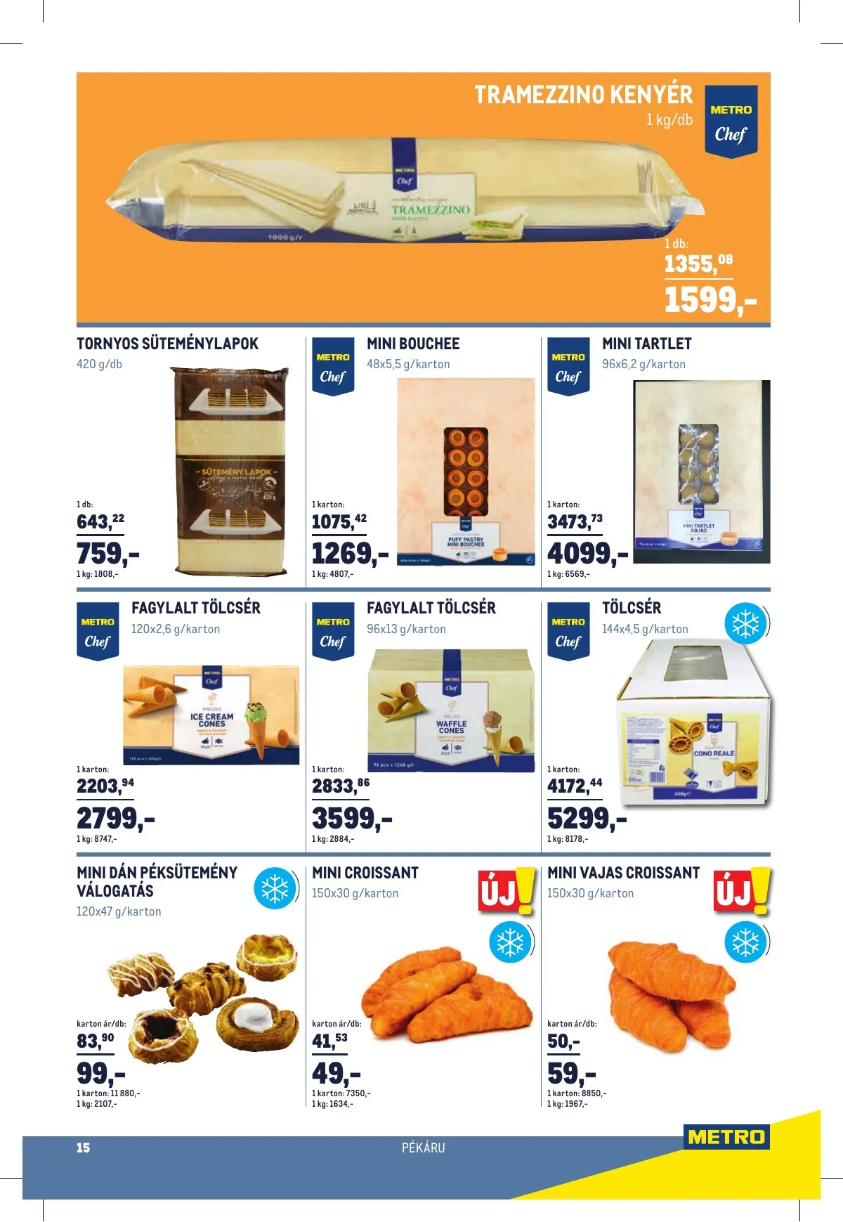 Metro akciós újság Horeca 03.30–04.19 – 15. oldal