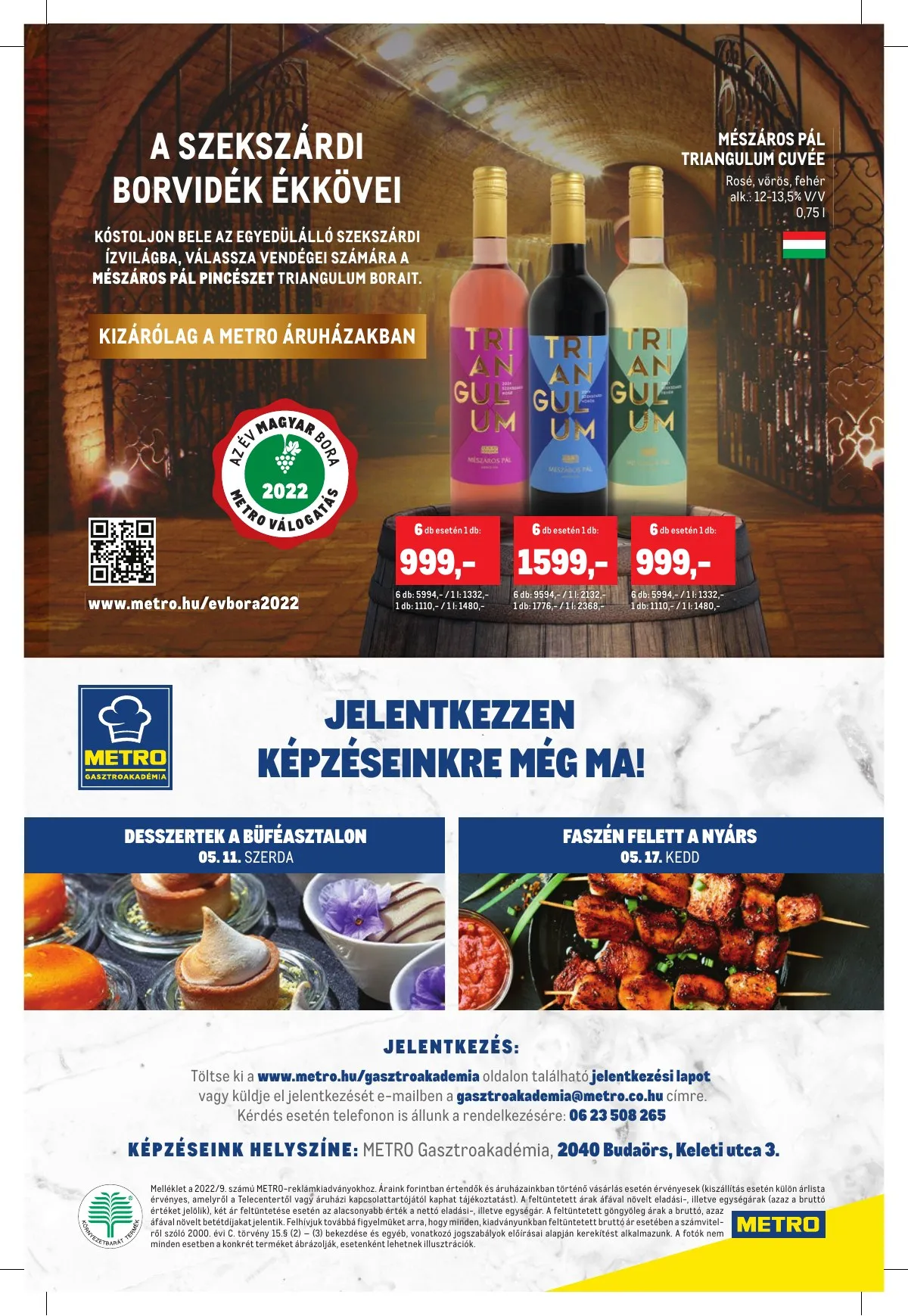 Metro akciós újság Horeca 03.30–04.19 – 20. oldal