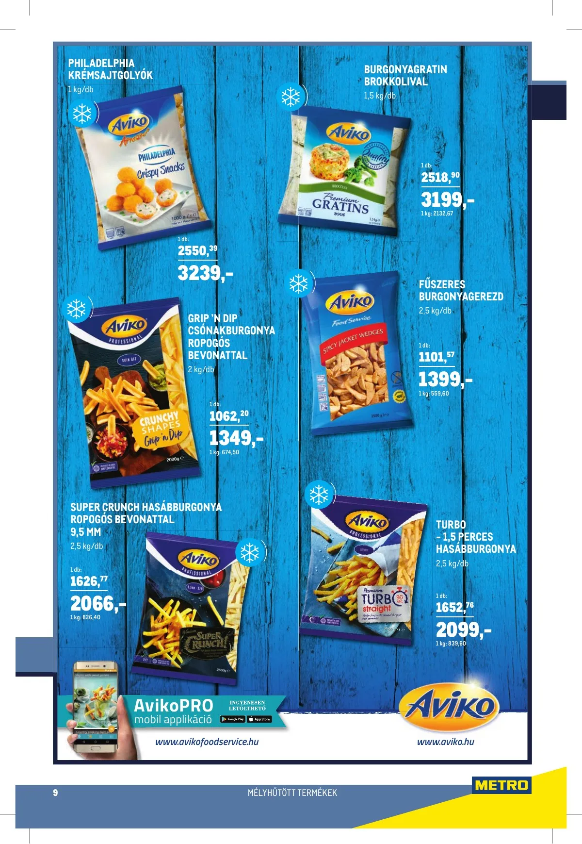 Metro akciós újság Horeca 03.30–04.19 – 9. oldal
