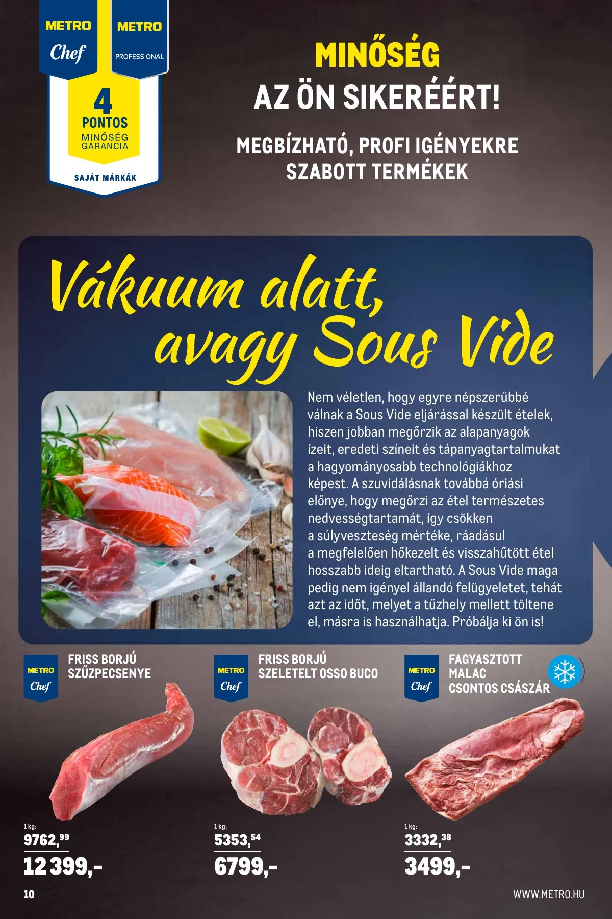 Metro akciós újság Horeca 04.20–05.17 – 10. oldal