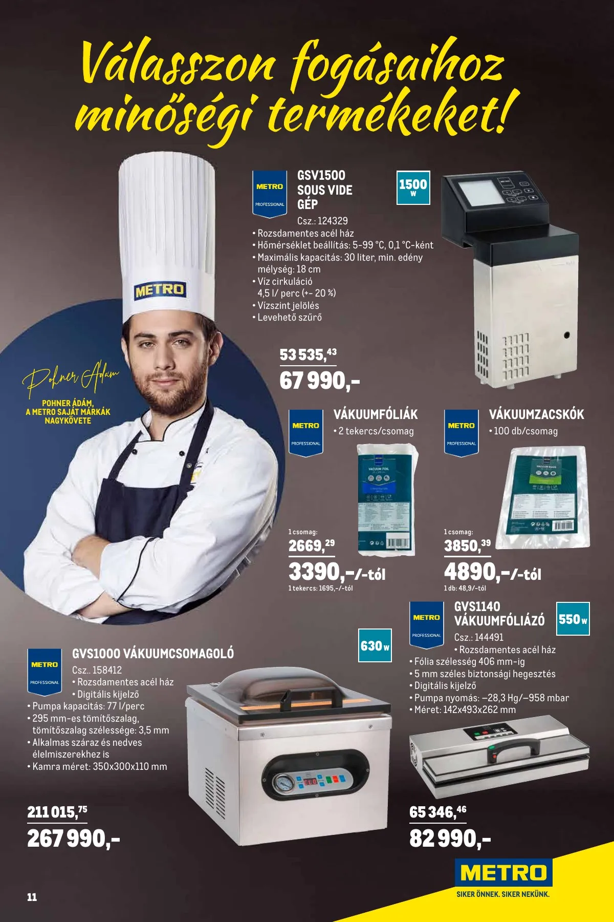 Metro akciós újság Horeca 04.20–05.17 – 11. oldal