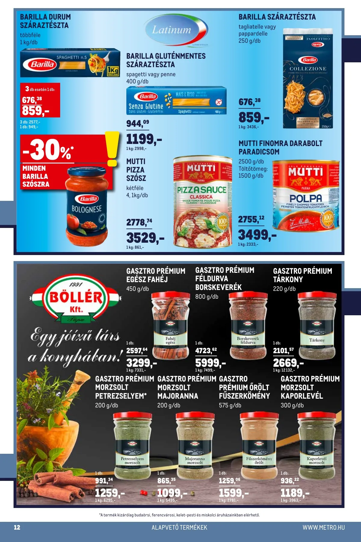 Metro akciós újság Horeca 04.20–05.17 – 12. oldal