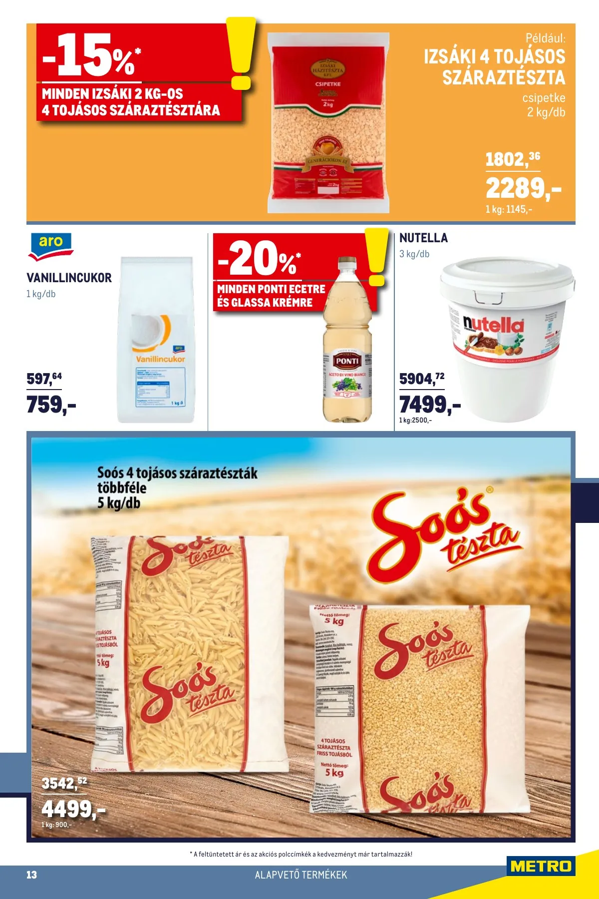 Metro akciós újság Horeca 04.20–05.17 – 13. oldal