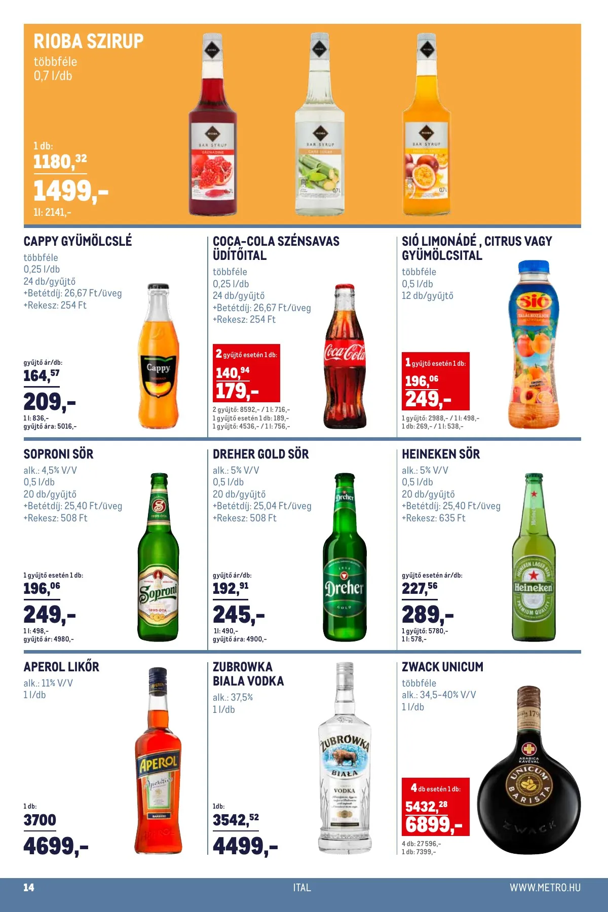 Metro akciós újság Horeca 04.20–05.17 – 14. oldal