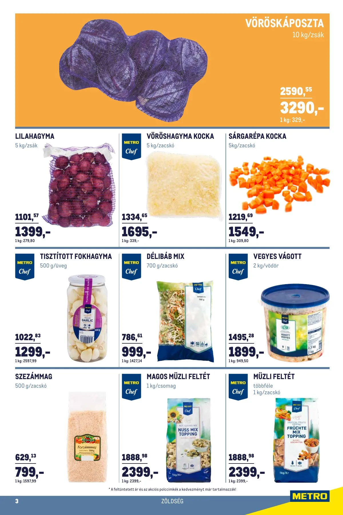 Metro akciós újság Horeca 04.20–05.17 – 3. oldal