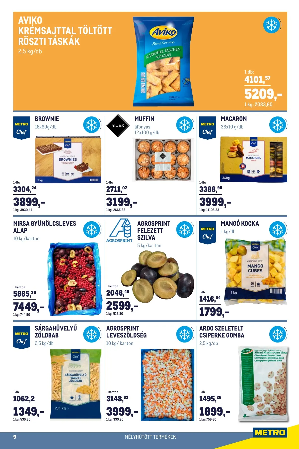 Metro akciós újság Horeca 04.20–05.17 – 9. oldal