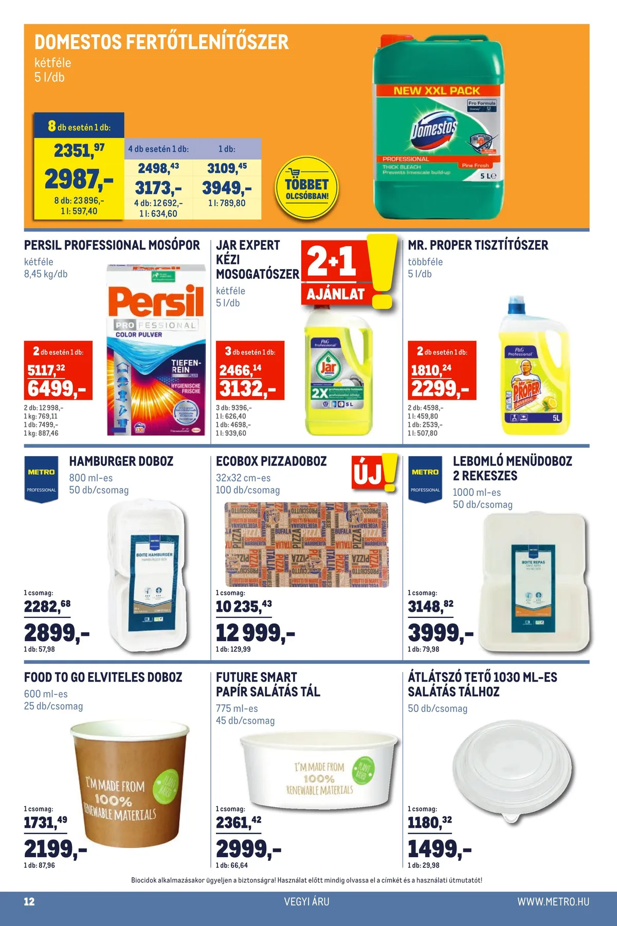 Metro akciós újság Horeca 05.18–06.14 – 12. oldal