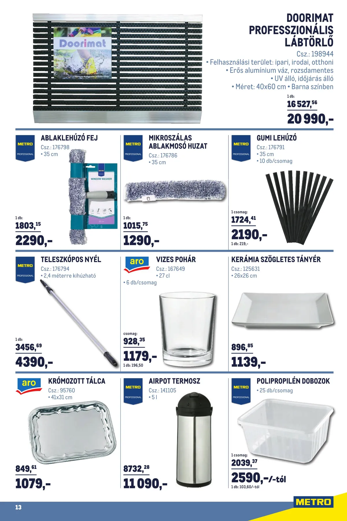 Metro akciós újság Horeca 05.18–06.14 – 13. oldal
