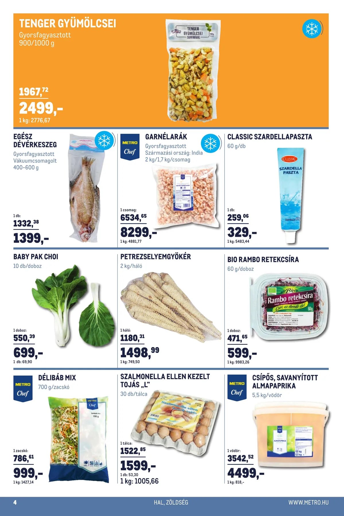 Metro akciós újság Horeca 05.18–06.14 – 4. oldal