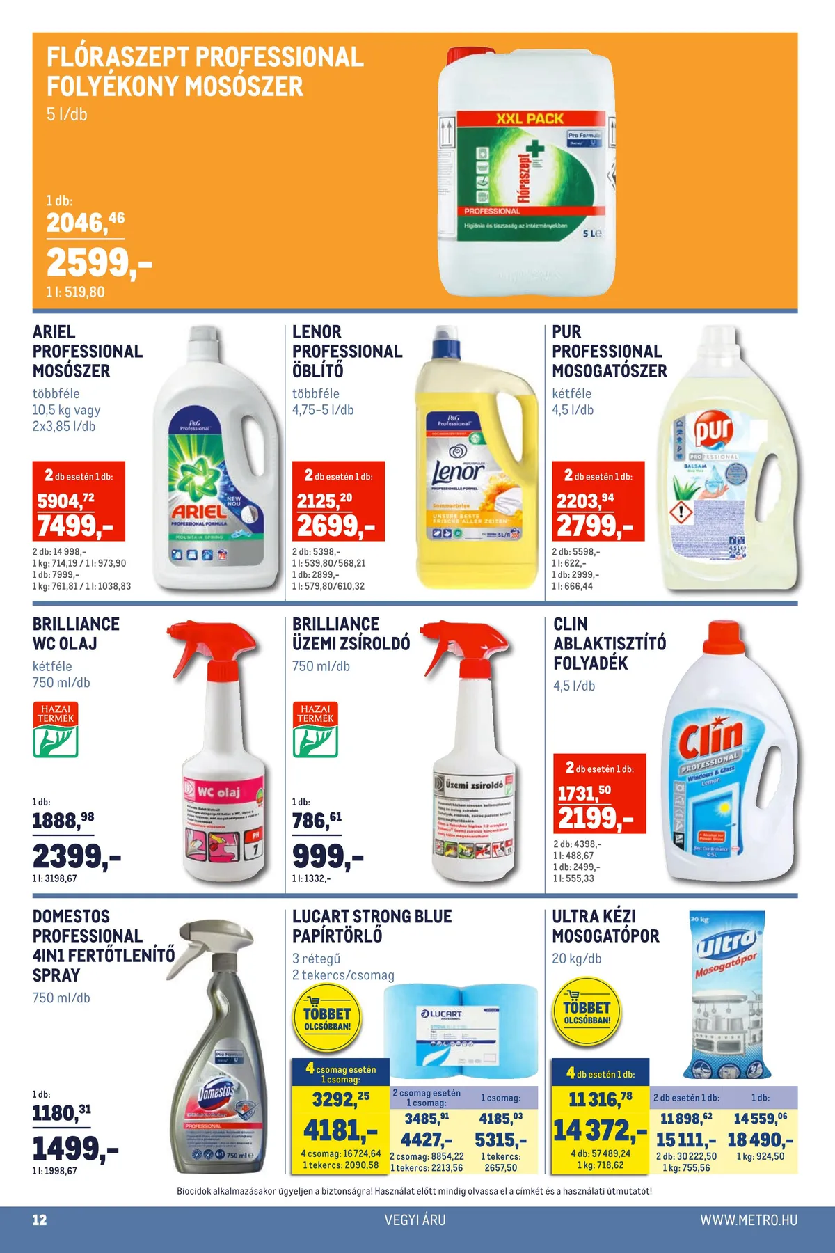 Metro akciós újság Horeca 06.15–07.12 – 12. oldal