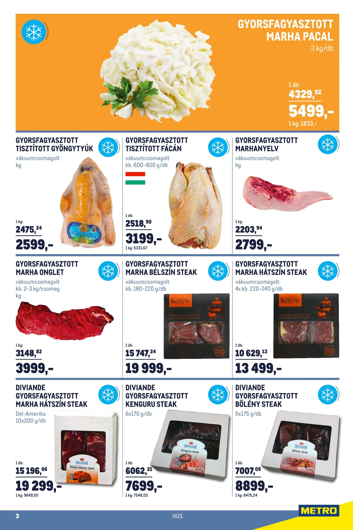Metro akciós újság Horeca 06.15–07.12 – 3. oldal
