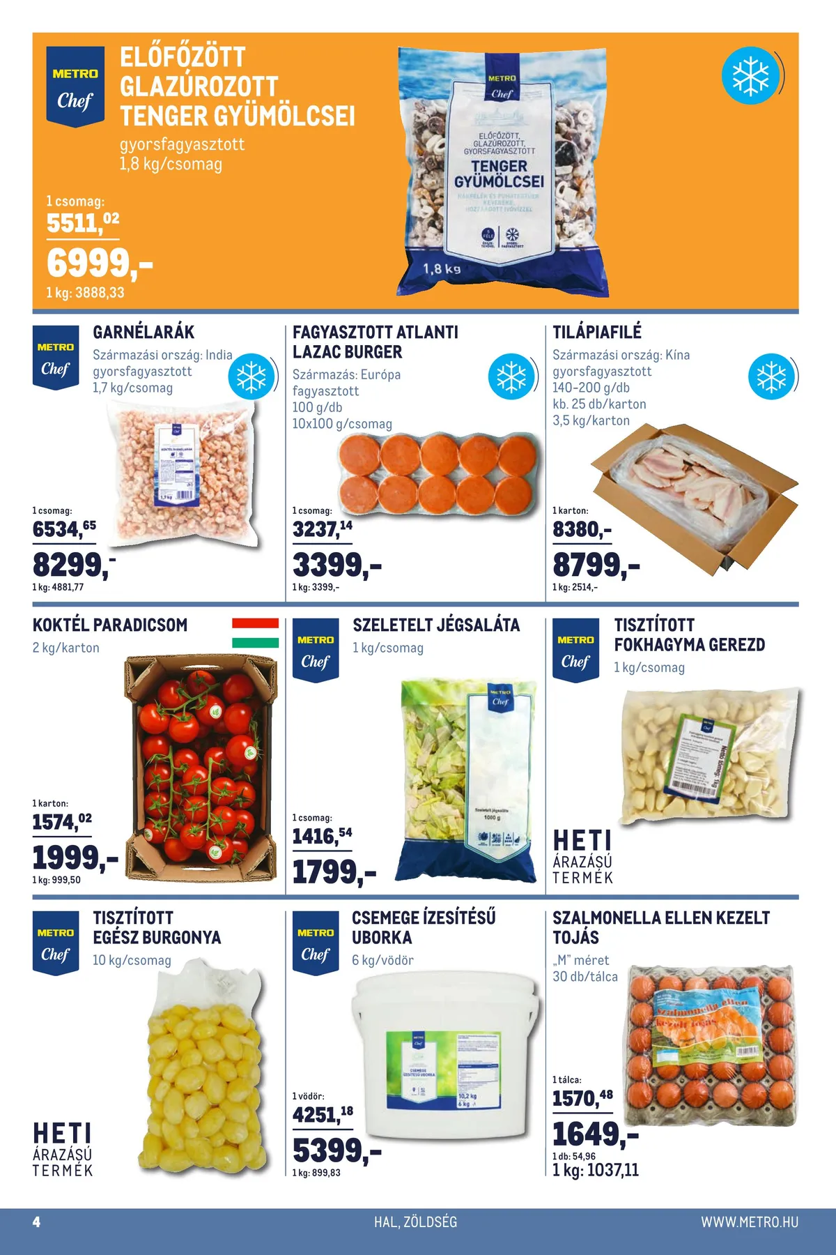 Metro akciós újság Horeca 06.15–07.12 – 4. oldal