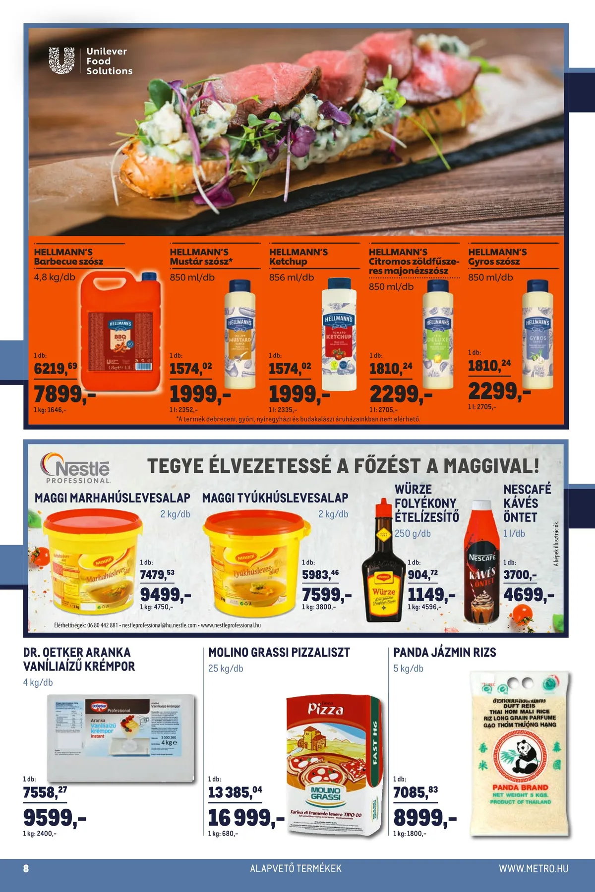 Metro akciós újság Horeca 06.15–07.12 – 8. oldal