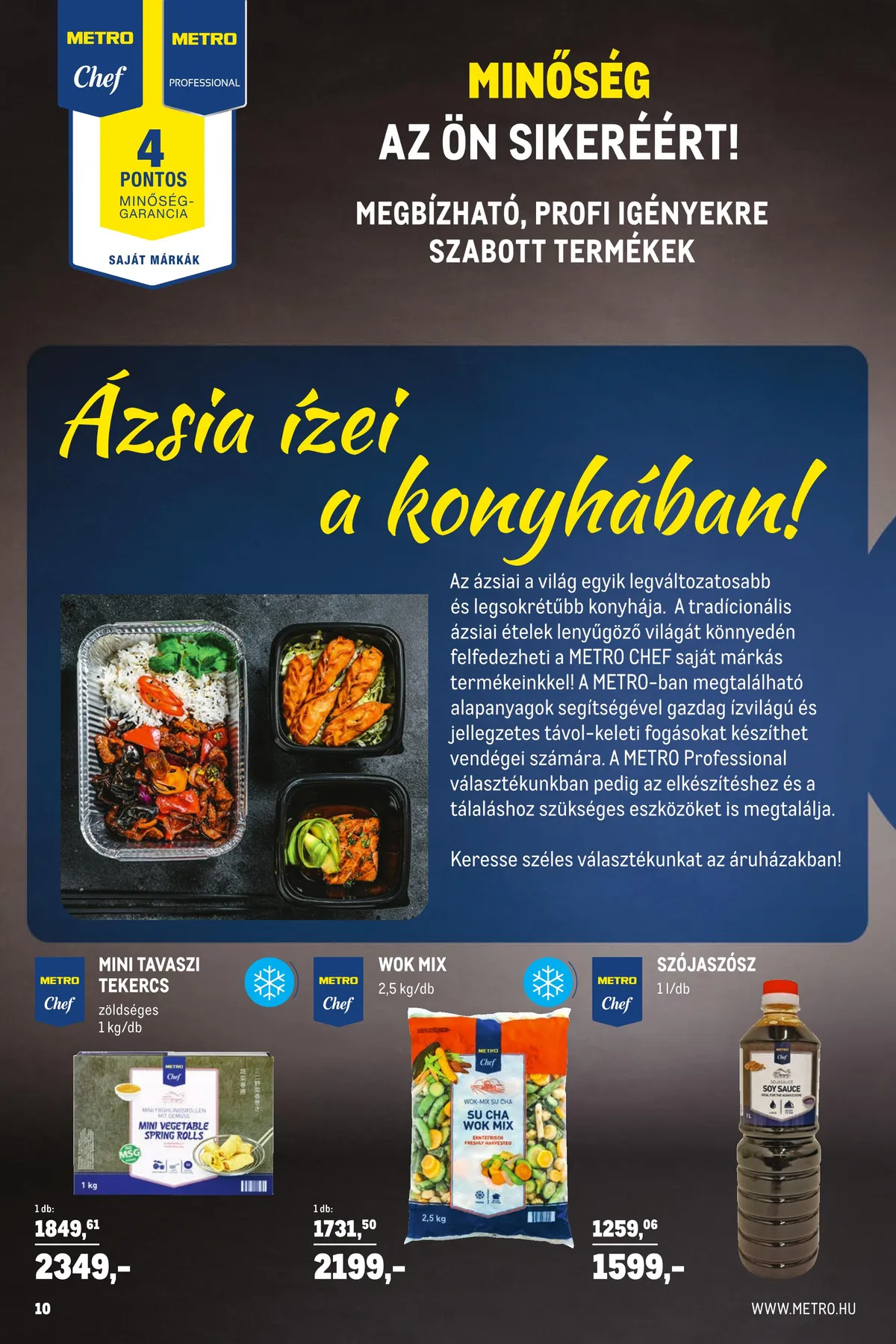 Metro akciós újság Horeca 07.13–08.09 – 10. oldal
