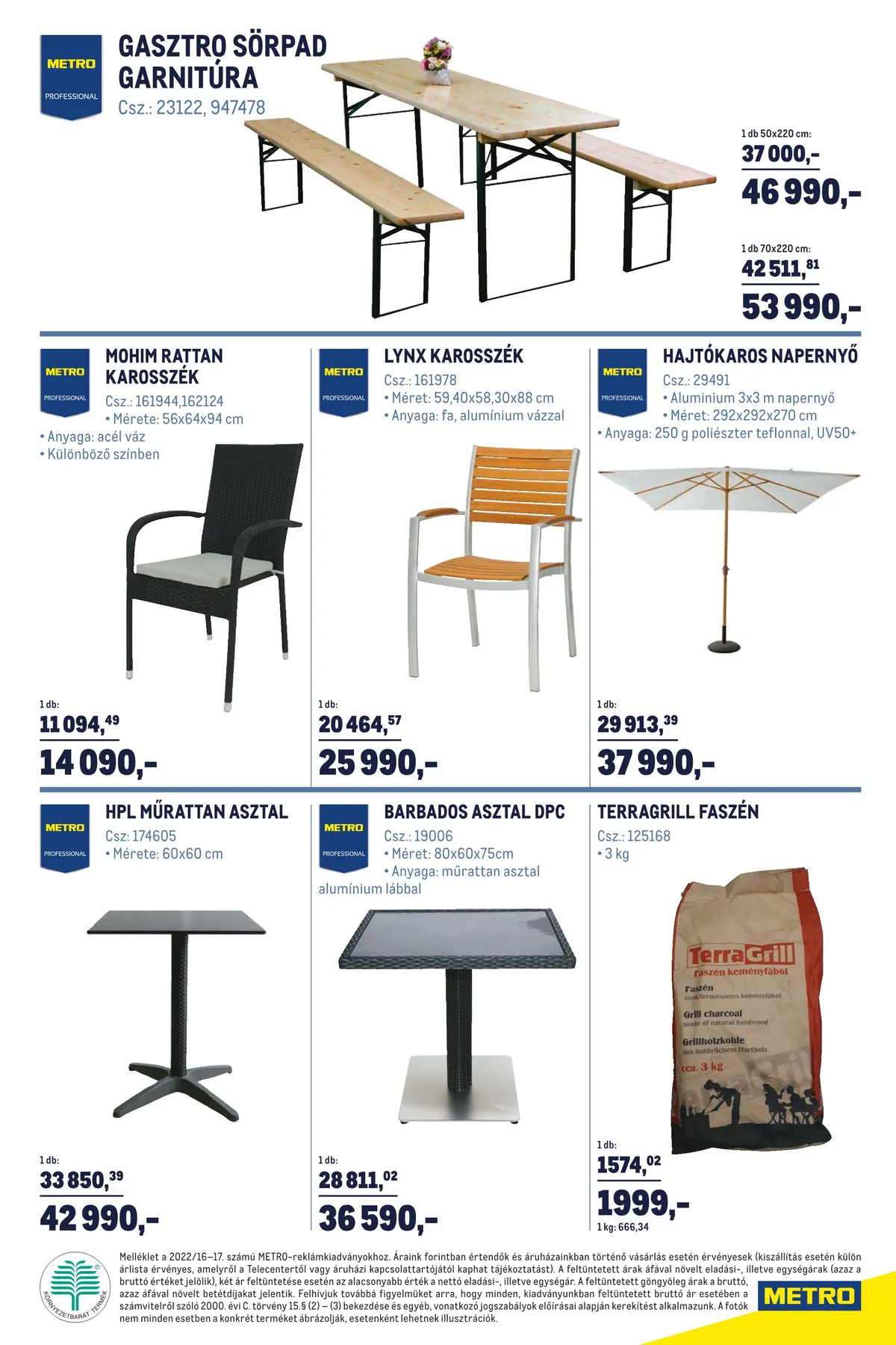 Metro akciós újság Horeca 07.13–08.09 – 15. oldal